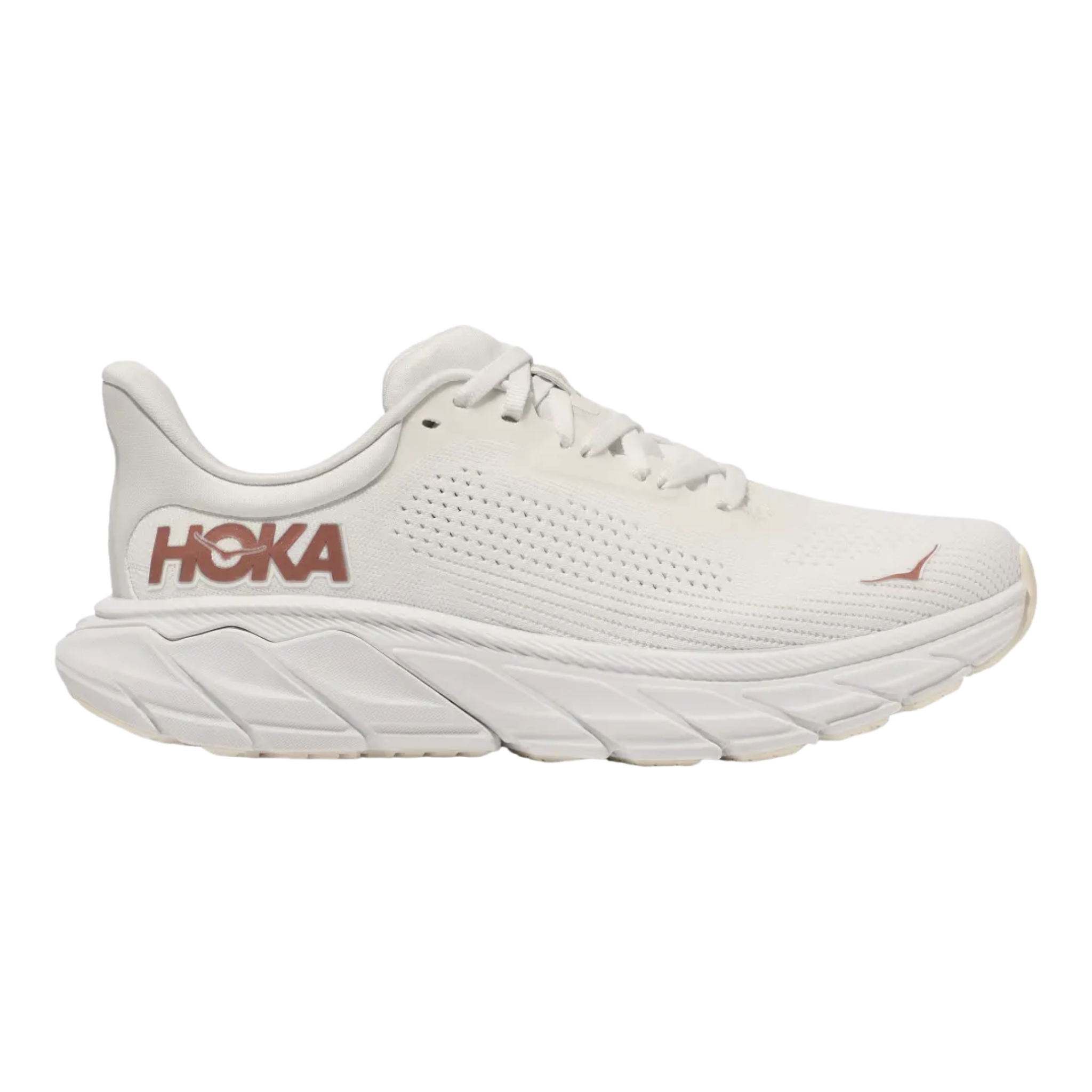 HOKA - Women's Arahi 7 - Blanc De Blanc / Rose Gold / M / 9