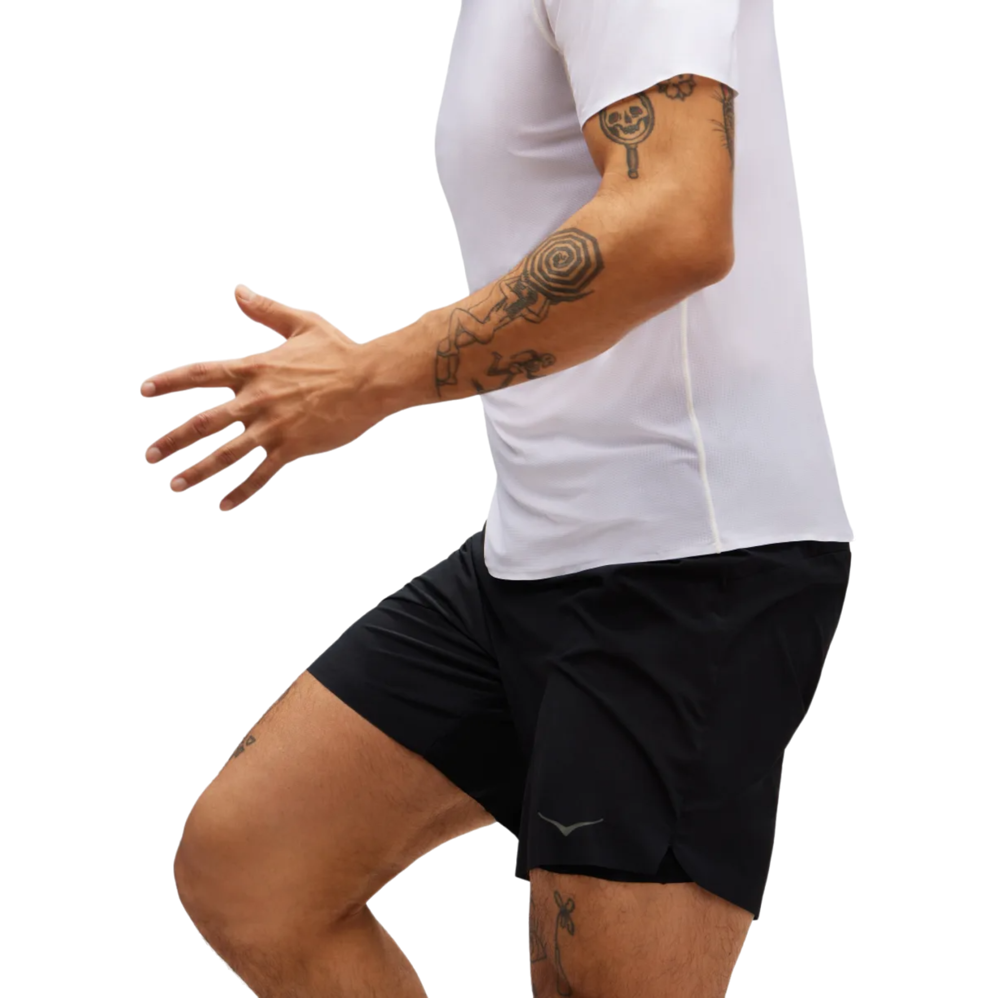 HOKA - Men's Glide 7'' Short 2-In-1 - Black / One Size / S