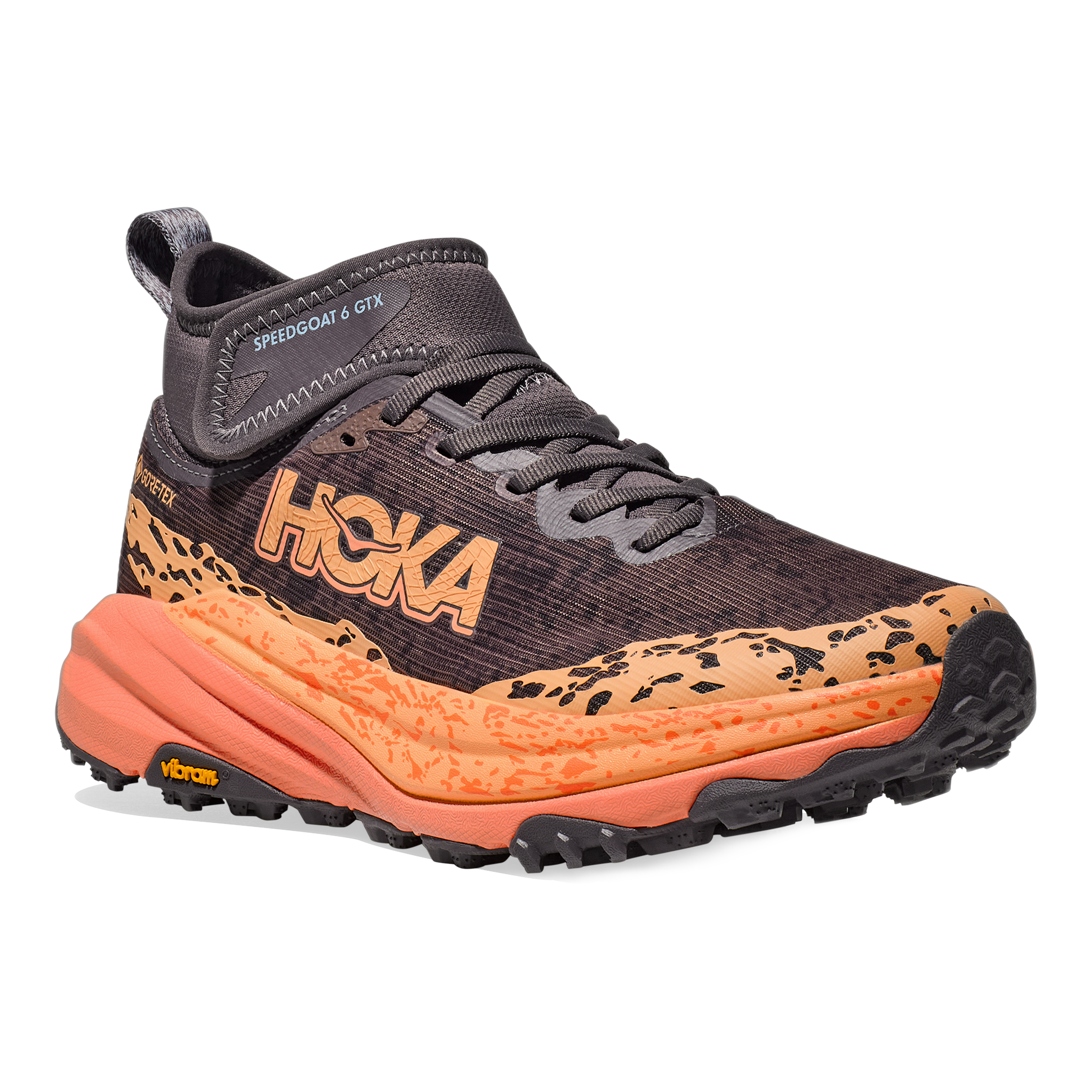 HOKA - Women's Speedgoat 6 Mid GTX - Galaxy/Guava / M / 6