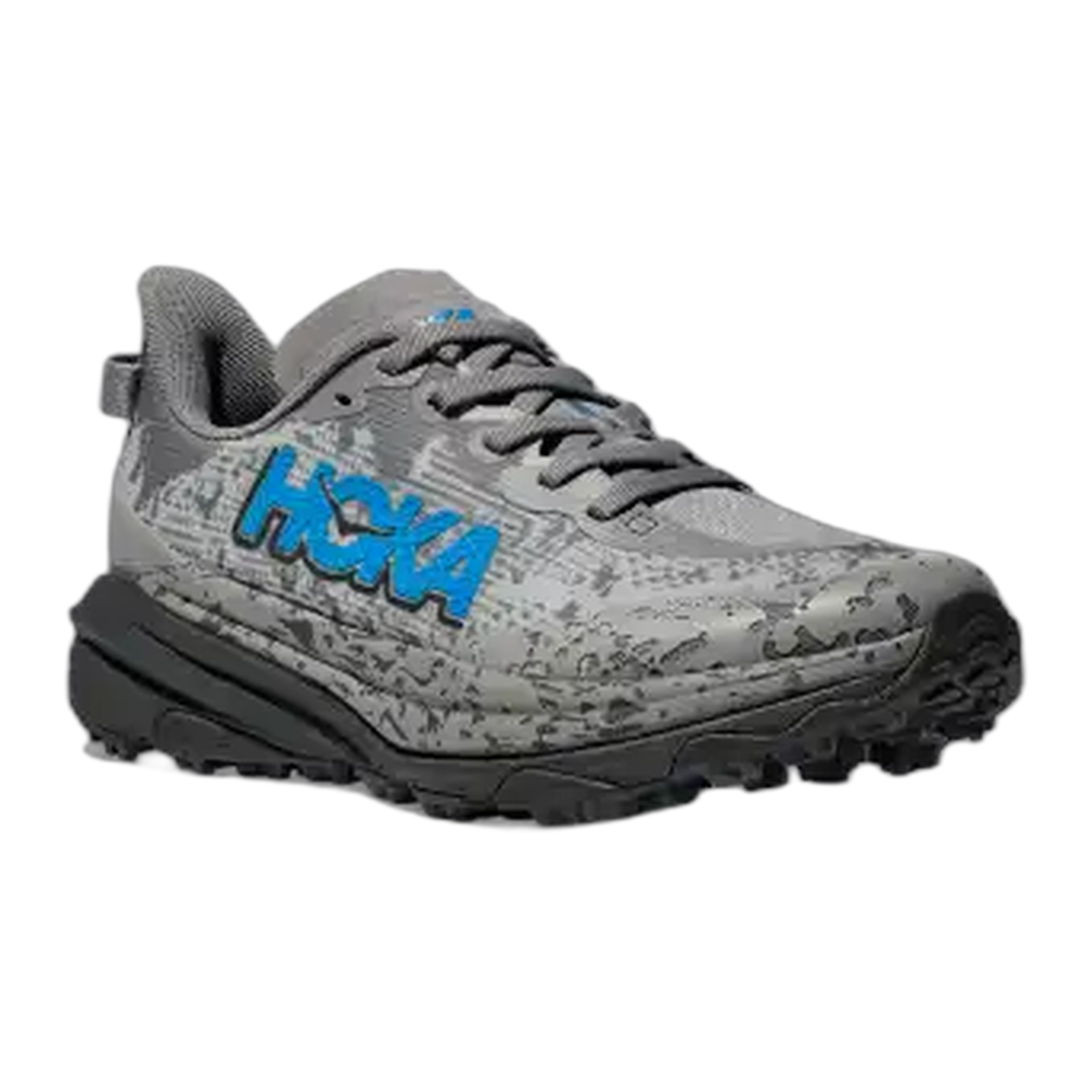 HOKA - Speedgoat 6 Youth - Galactic Grey/Hoka Blue / M / 3.5