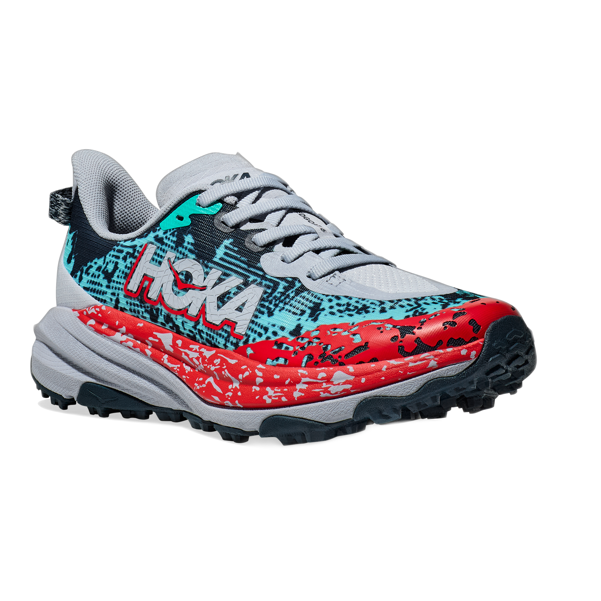 HOKA - Speedgoat 6 Youth - Gull/Stormy Skies / M / 3.5