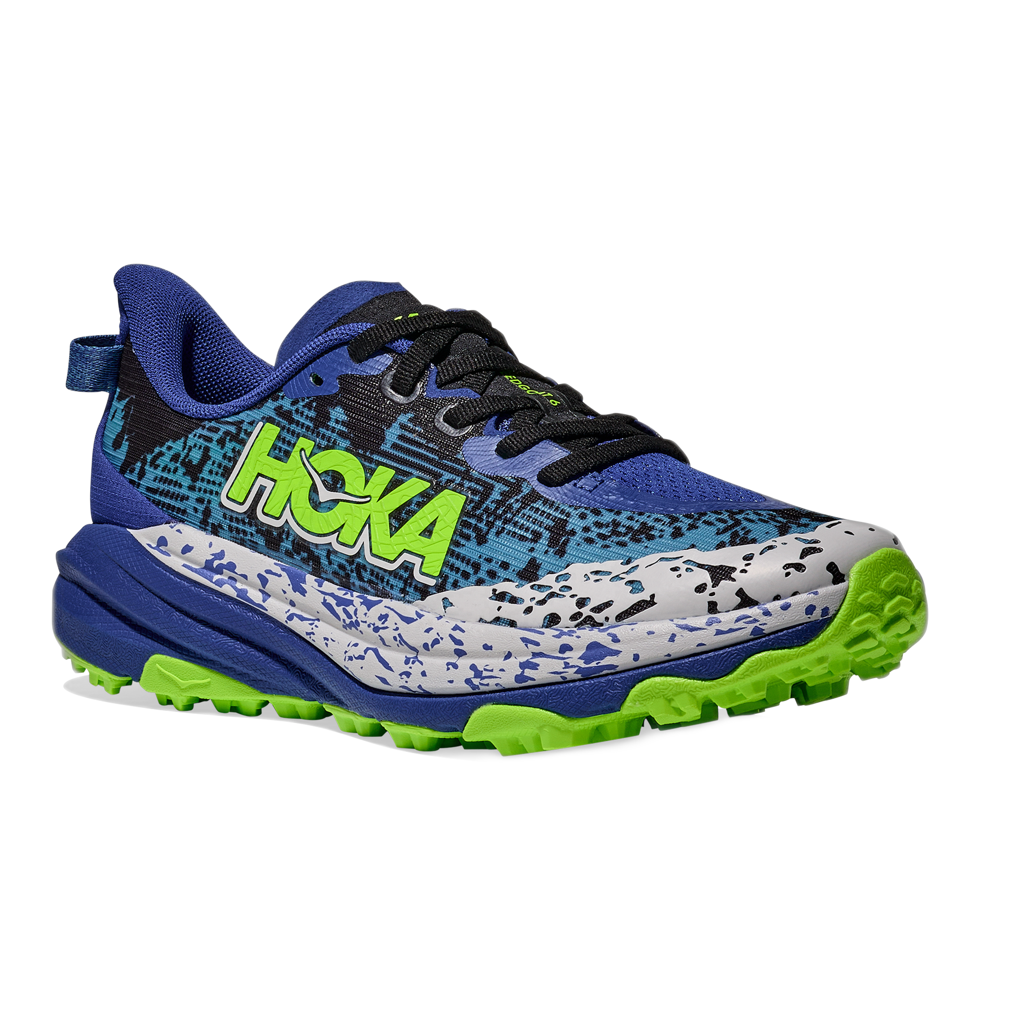 HOKA - Speedgoat 6 Youth - Night Sky/Neon Lime / M / 3.5