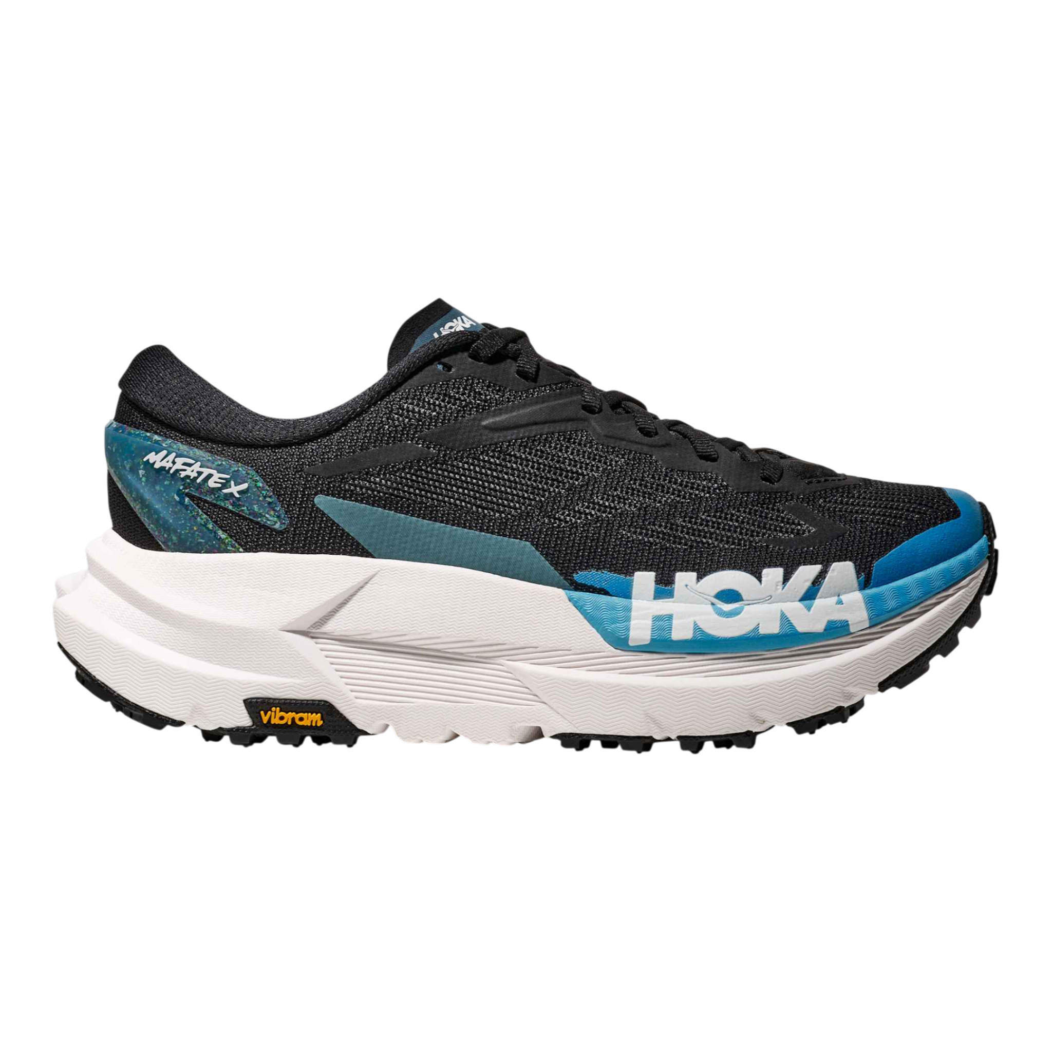 HOKA - Women's Mafate X - Black/Skyward Blue / M / 7.5