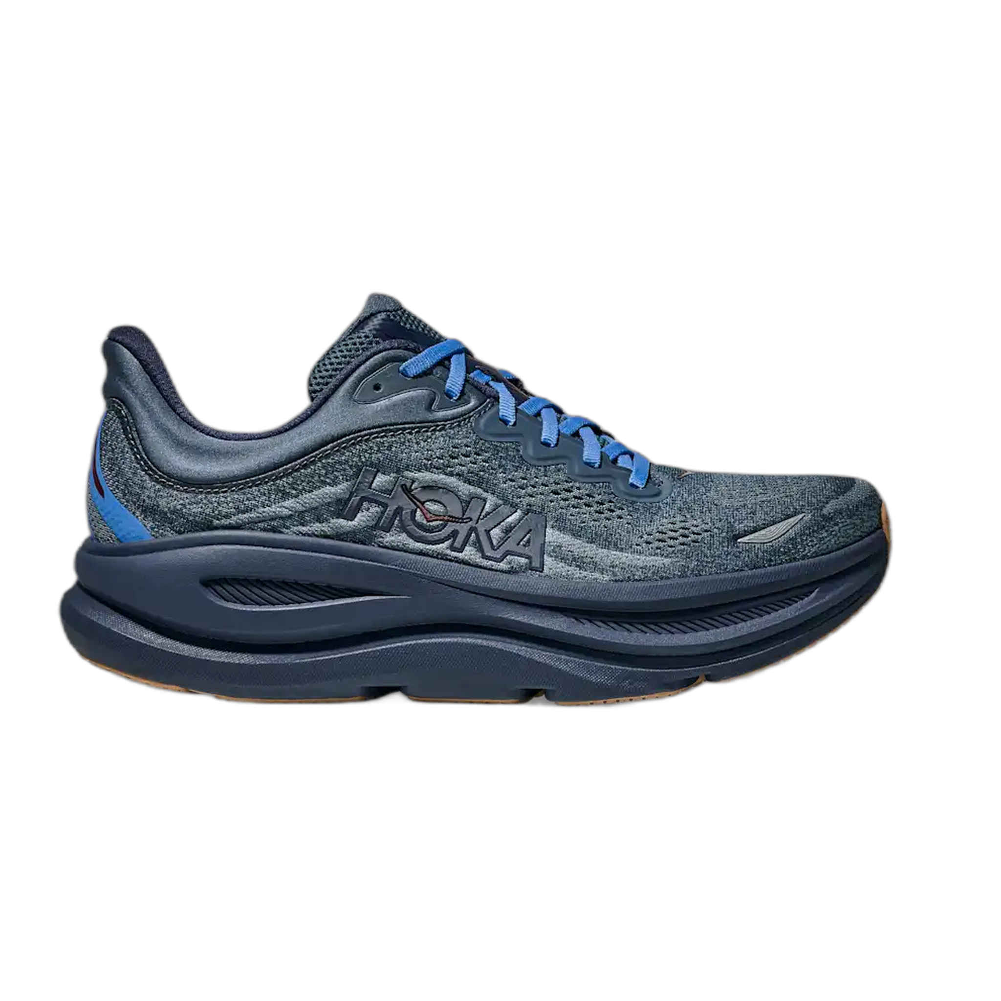 HOKA - Men's Bondi 9 - Faded Navy / Slate Blue / M / 8.5