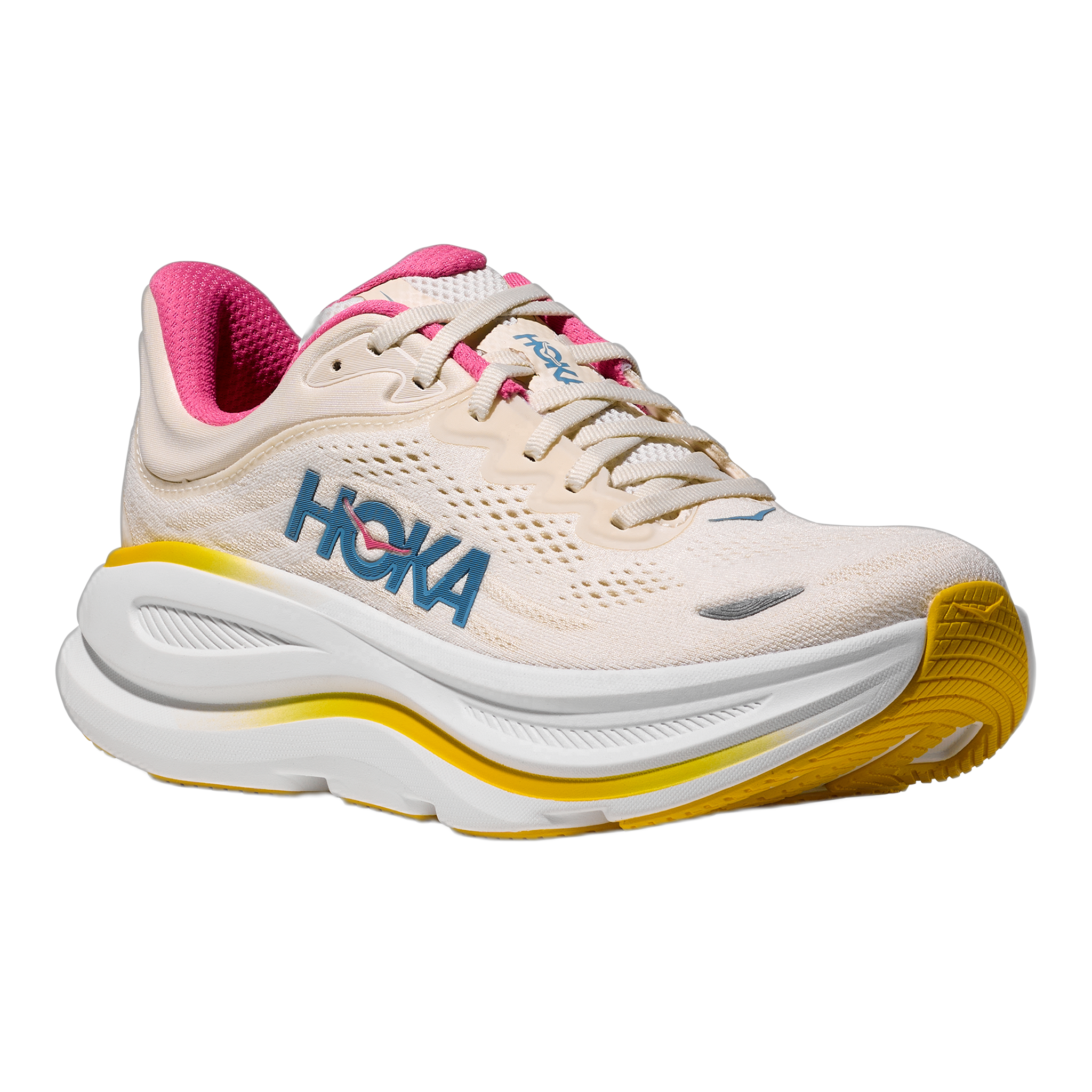 HOKA - Women's Bondi 9 - Alabaster/Birch / M / 6