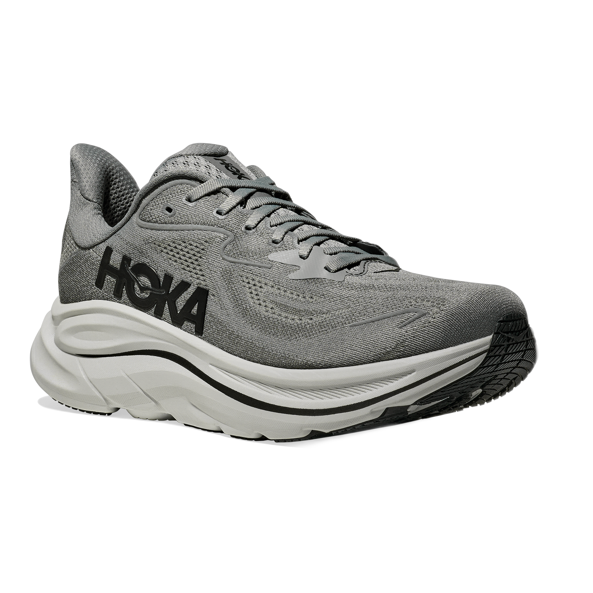 HOKA - Men's Clifton 10 - Galactic Grey/Asteroid / M / 7