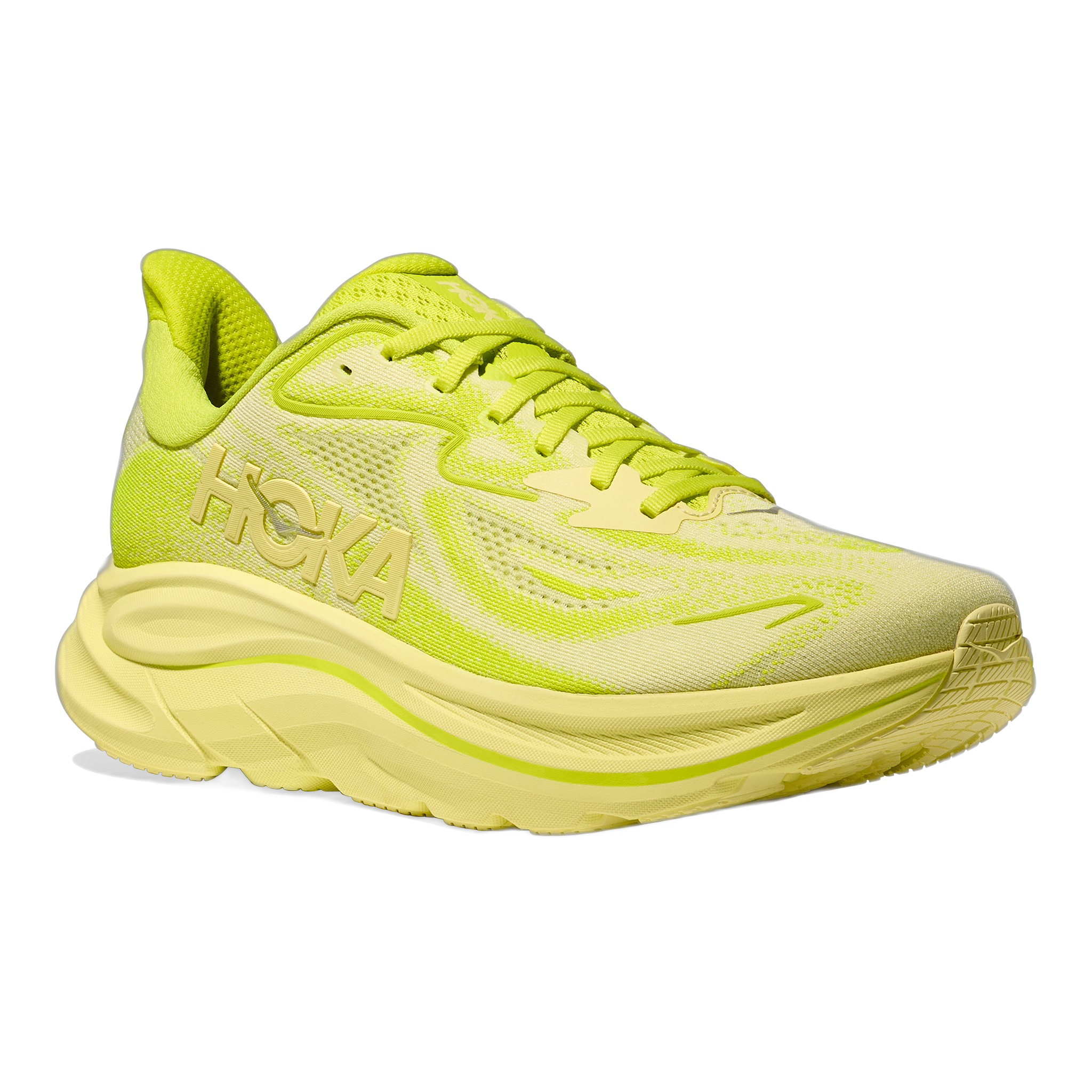 HOKA - Men's Clifton 10 - Neon Hoka Citrus/Sunlight / M / 12