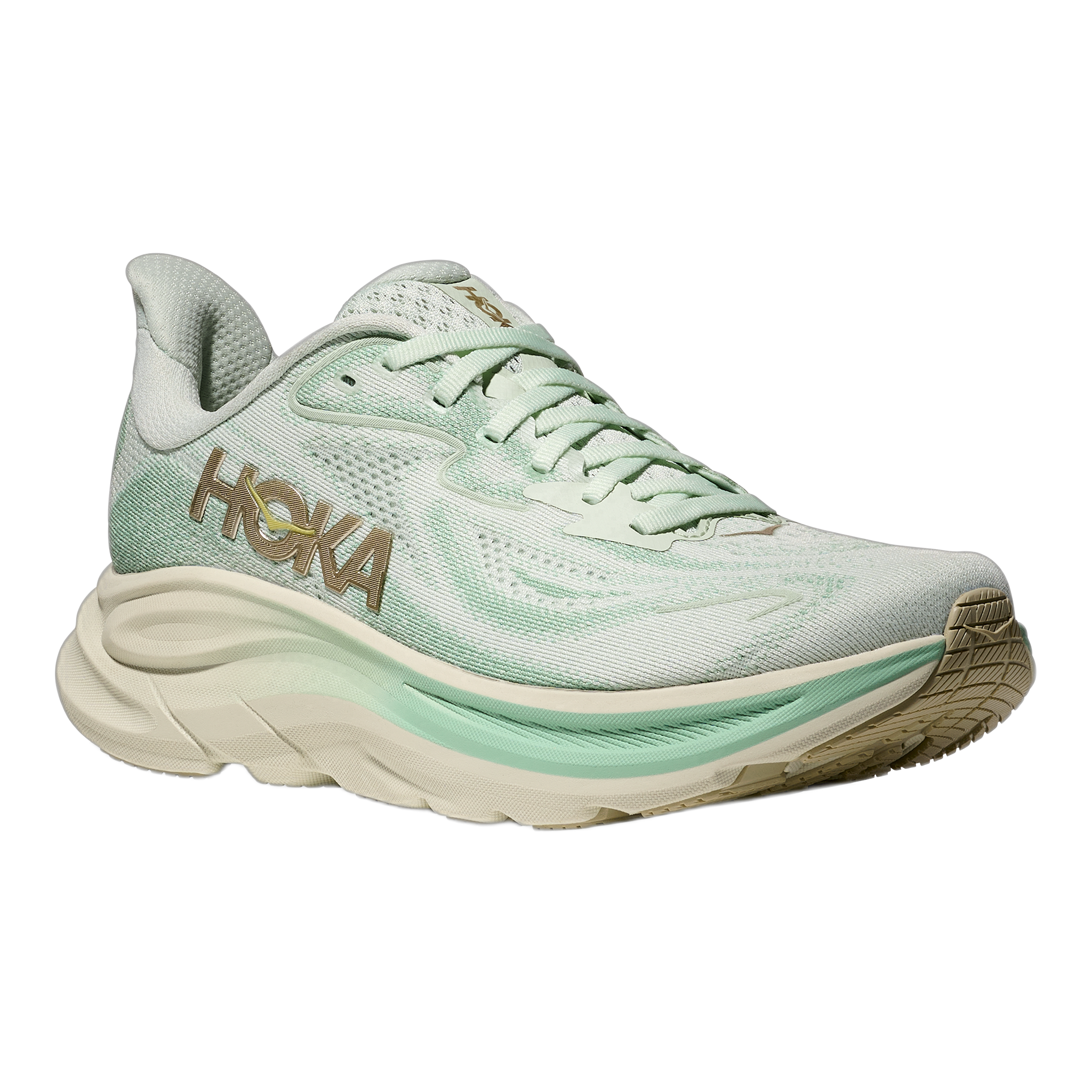 HOKA - Women's Clifton 10 - Sea Glass/Jadeite / M / 6.5