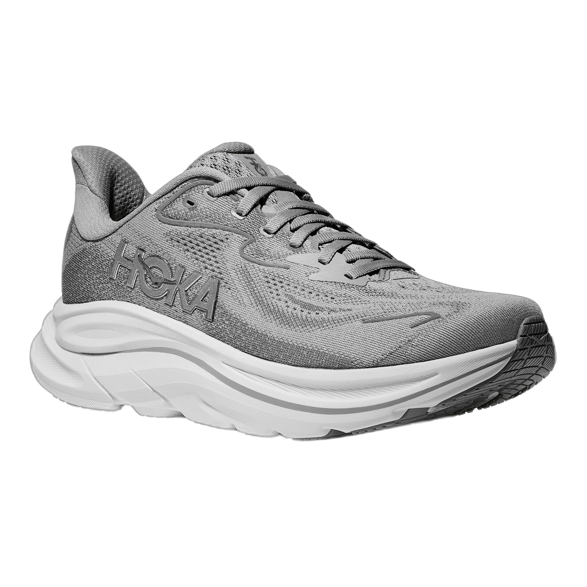 HOKA - Women's Clifton 10 - Stellar Grey/Galactic Grey / M / 5