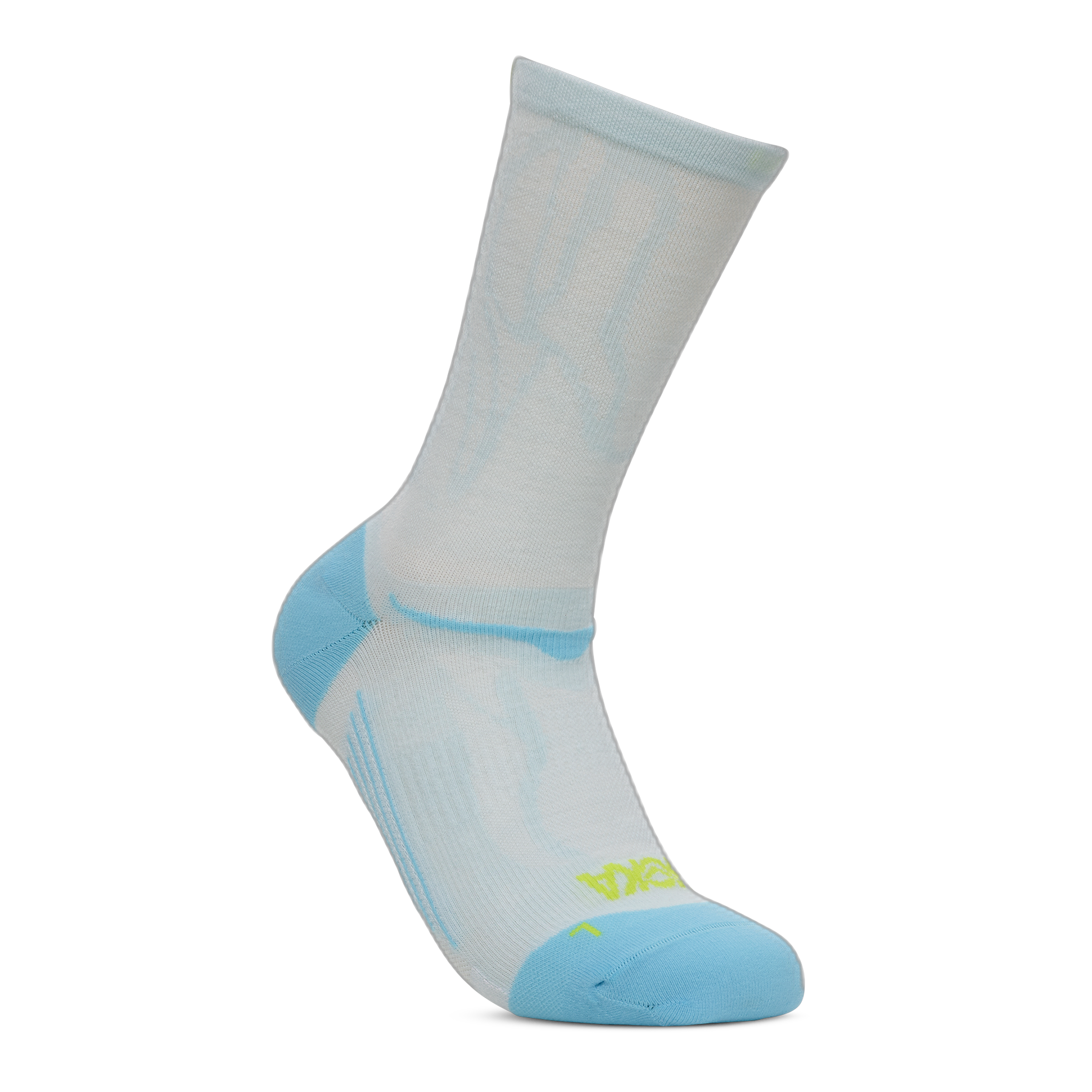 HOKA - Clifton Crew Run Sock - Glimmering Blue / S
