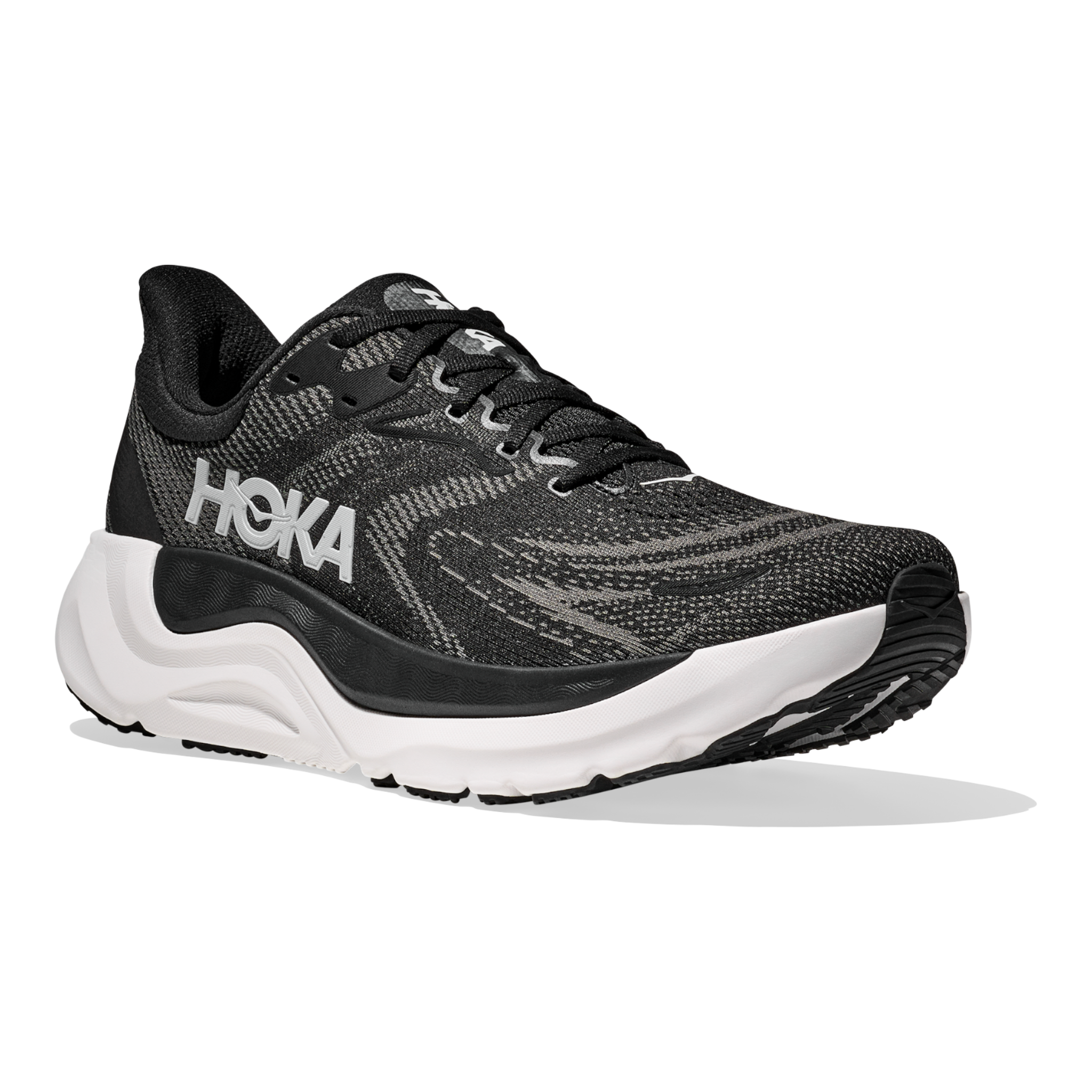 HOKA - Men's Arahi 8 - Black/White / M / 7