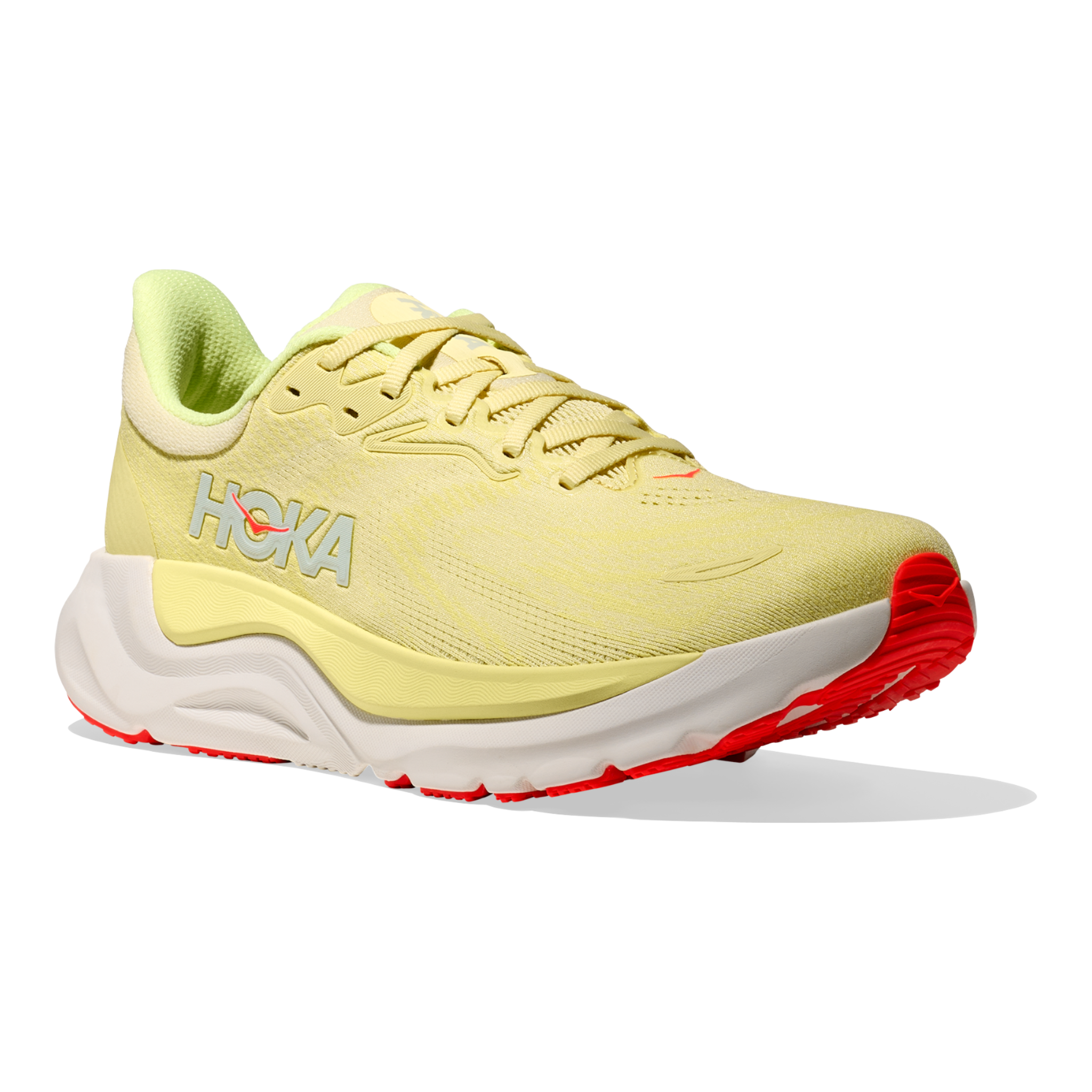 HOKA - Women's Arahi 8 - Sunlight / Neon Yuzu / M / 5