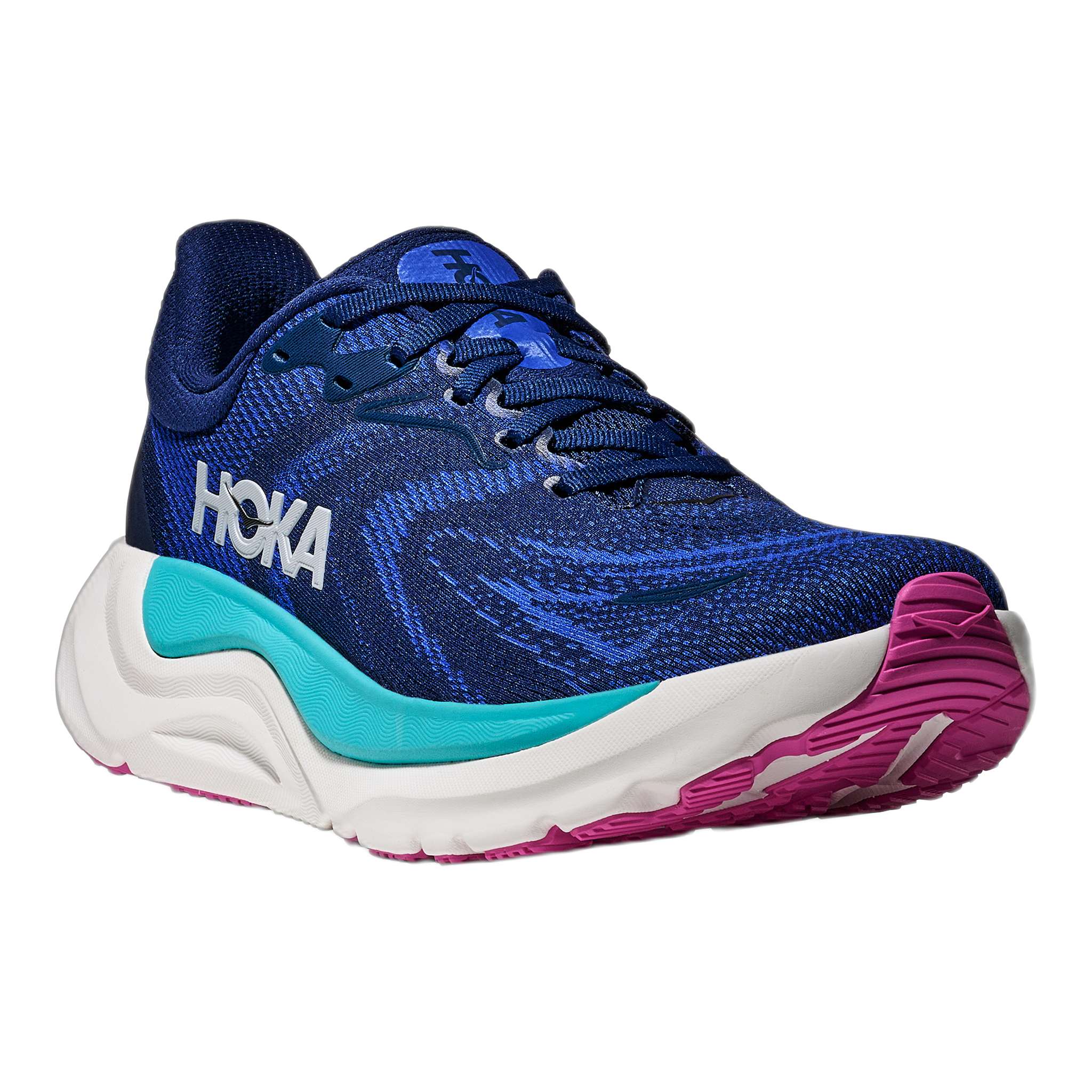 HOKA - Women's Arahi 8 - Midnight Blue/Ultramarine / M / 6