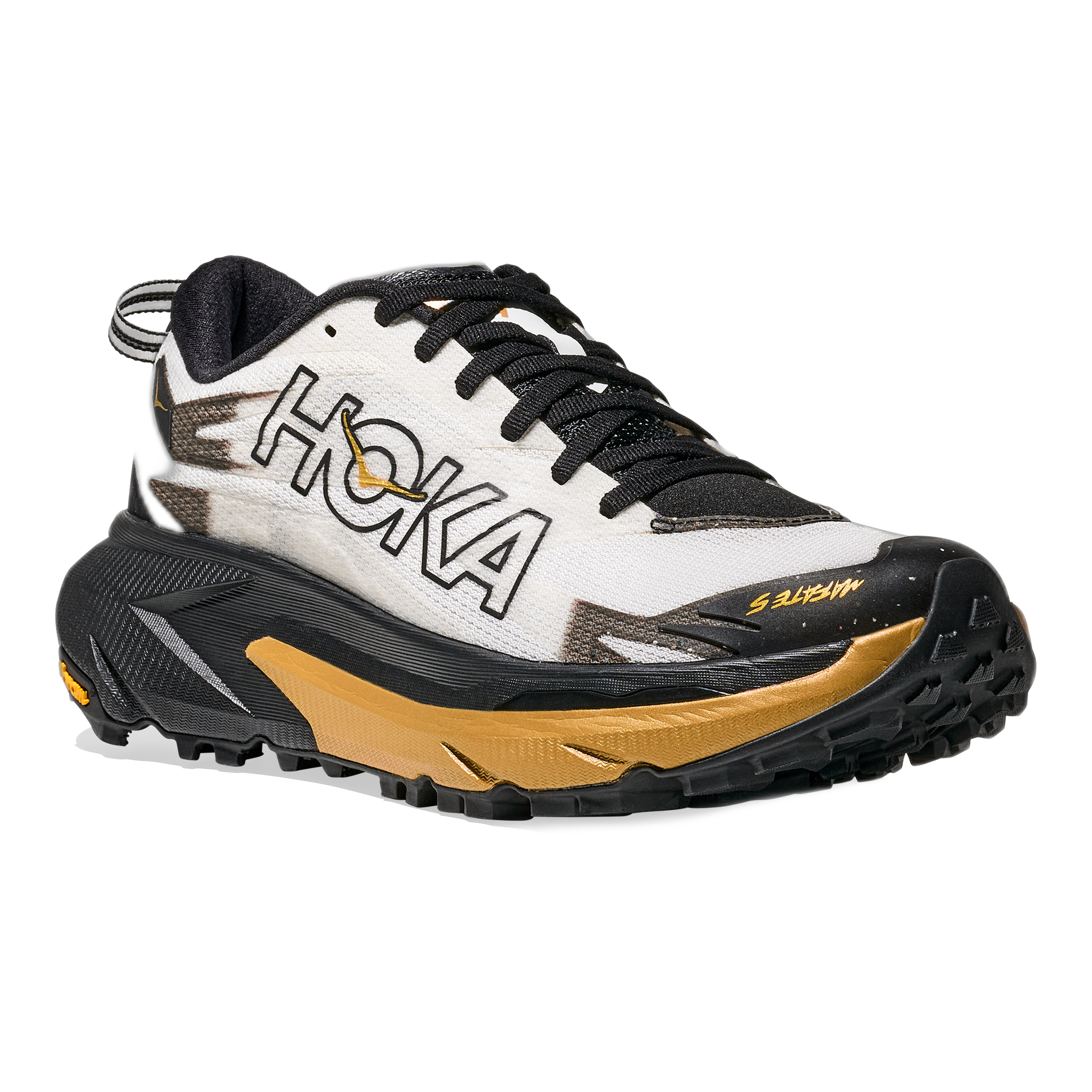 HOKA - Women's Mafate 5 - Black/Gold / M / 6