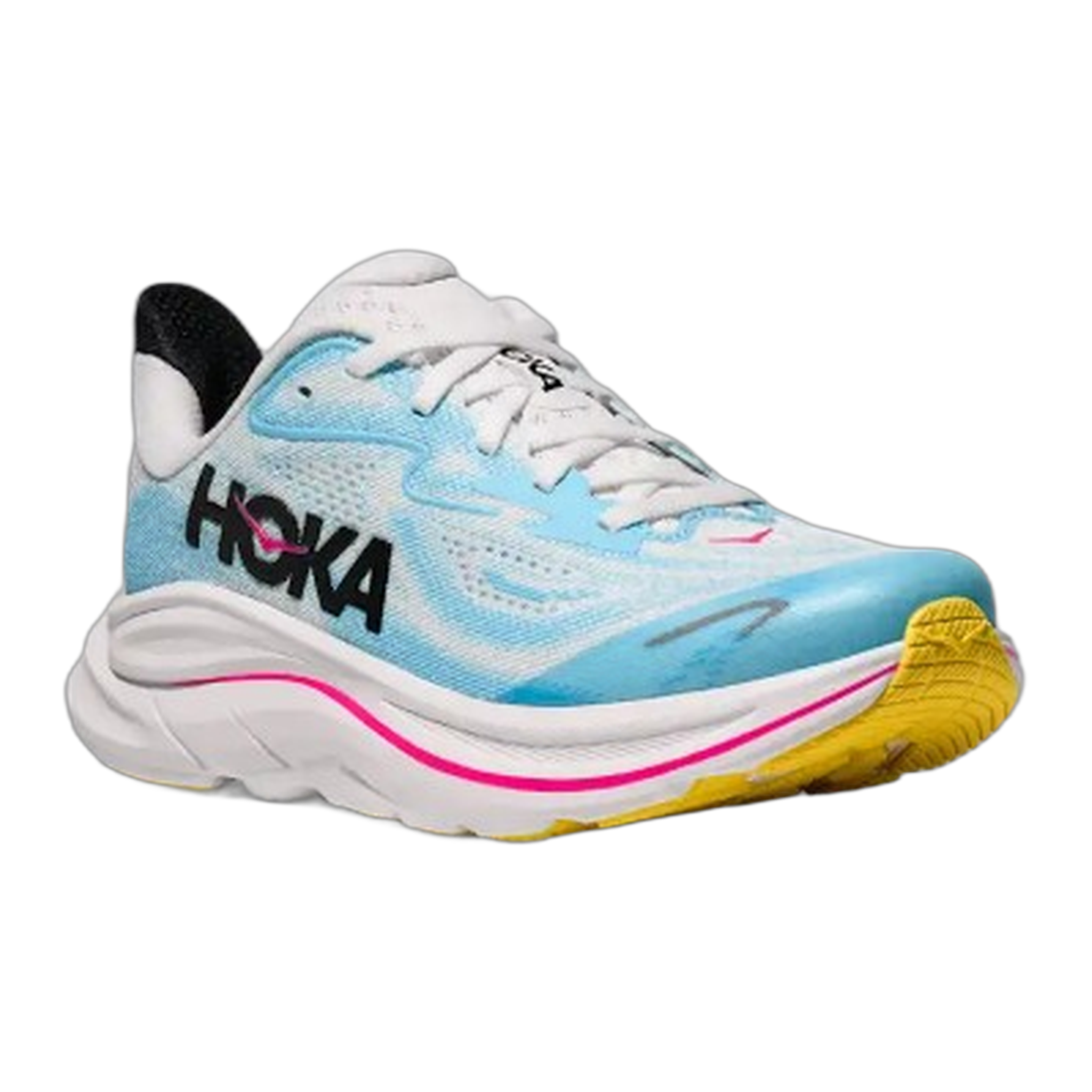 HOKA - Big Kids Clifton 10 - Frost / Soaring Blue / M / 4