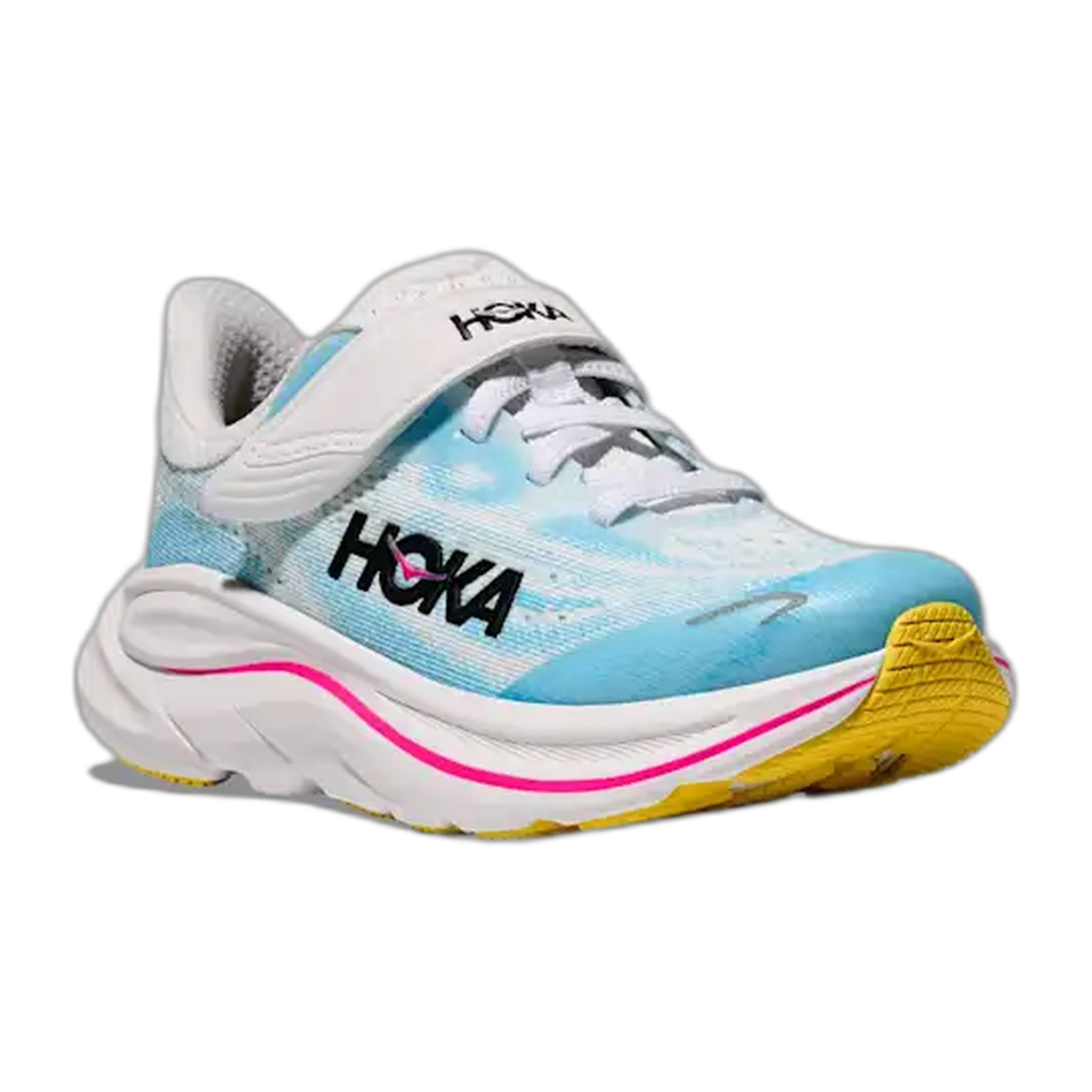 HOKA - Little Kids Clifton 10 - Frost / Soaring Blue / M / 1