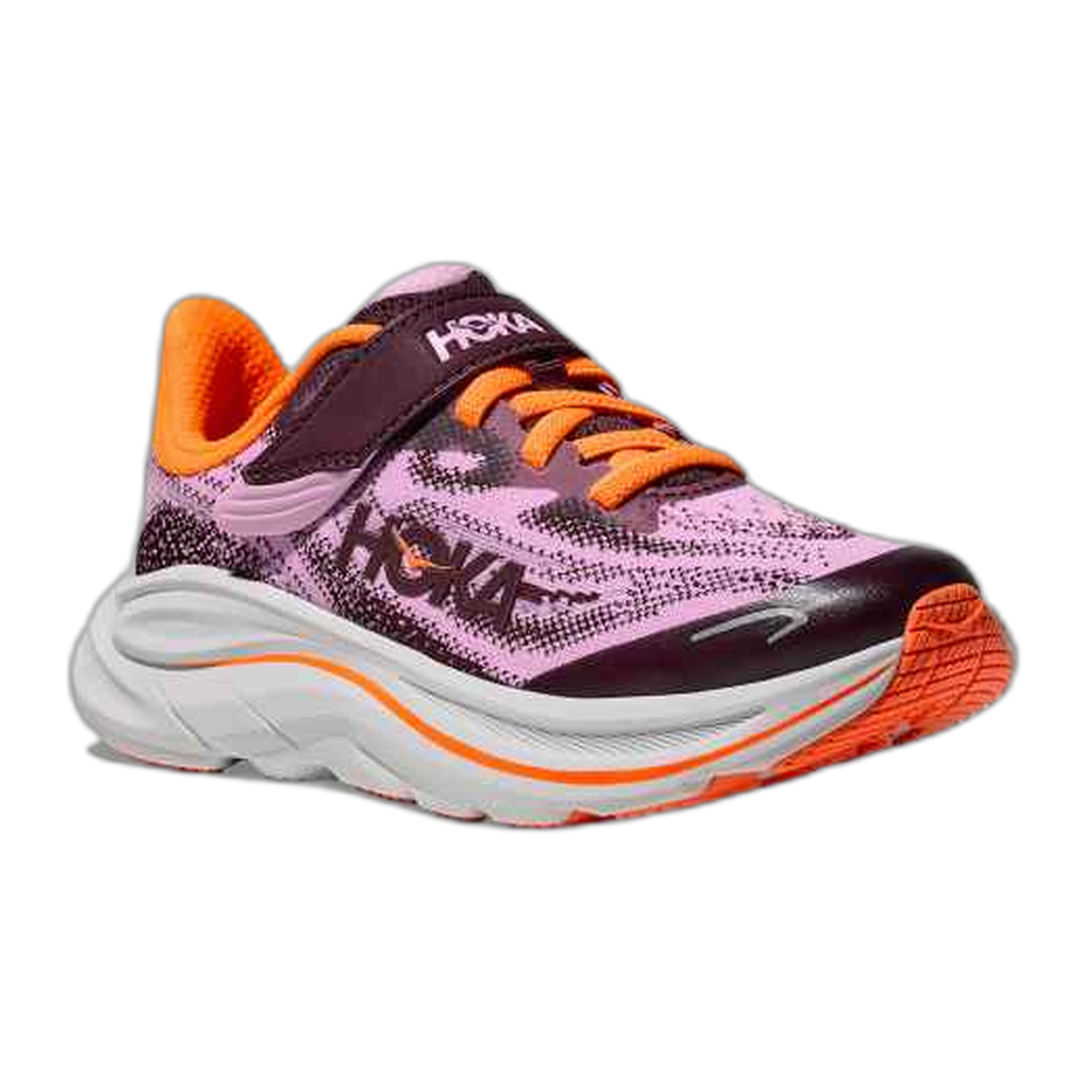 HOKA - Little Kids Clifton 10 - Flower Nectar/Cosmic Grey / M / 10.5