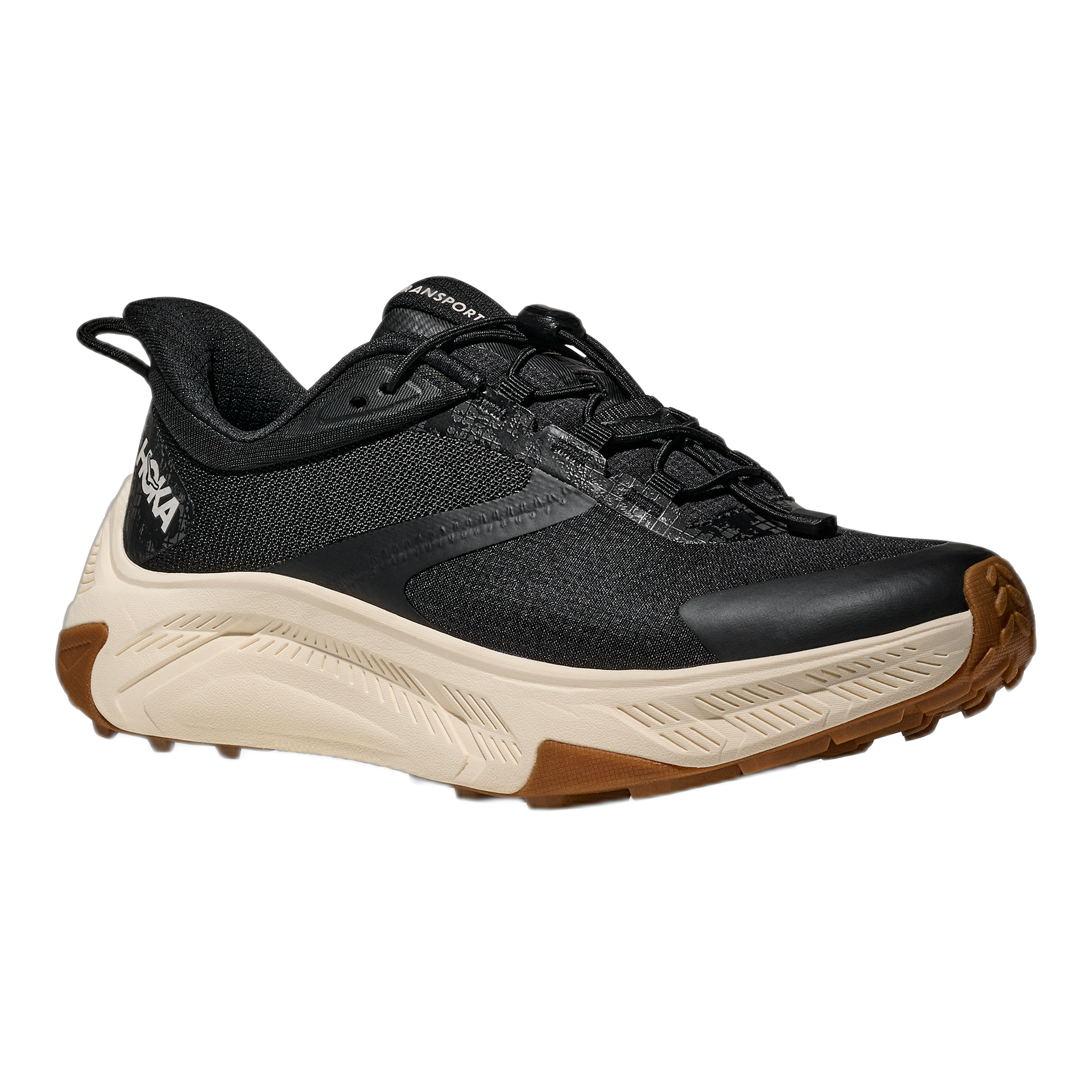 HOKA - Women's Transport 2 - Black / Alabaster / M / 6