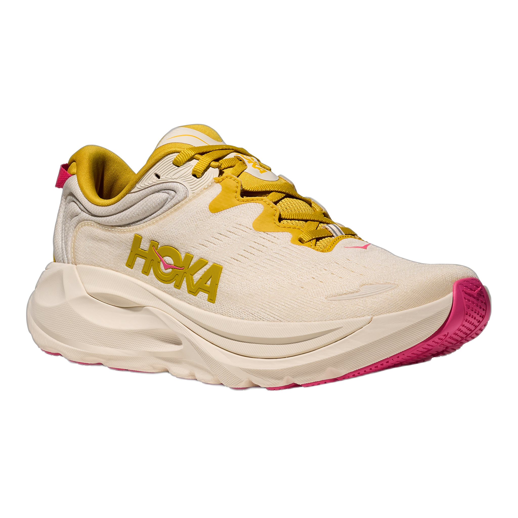 HOKA - Women's Gaviota 6 - Birch/ Yellow Gold / M / 6