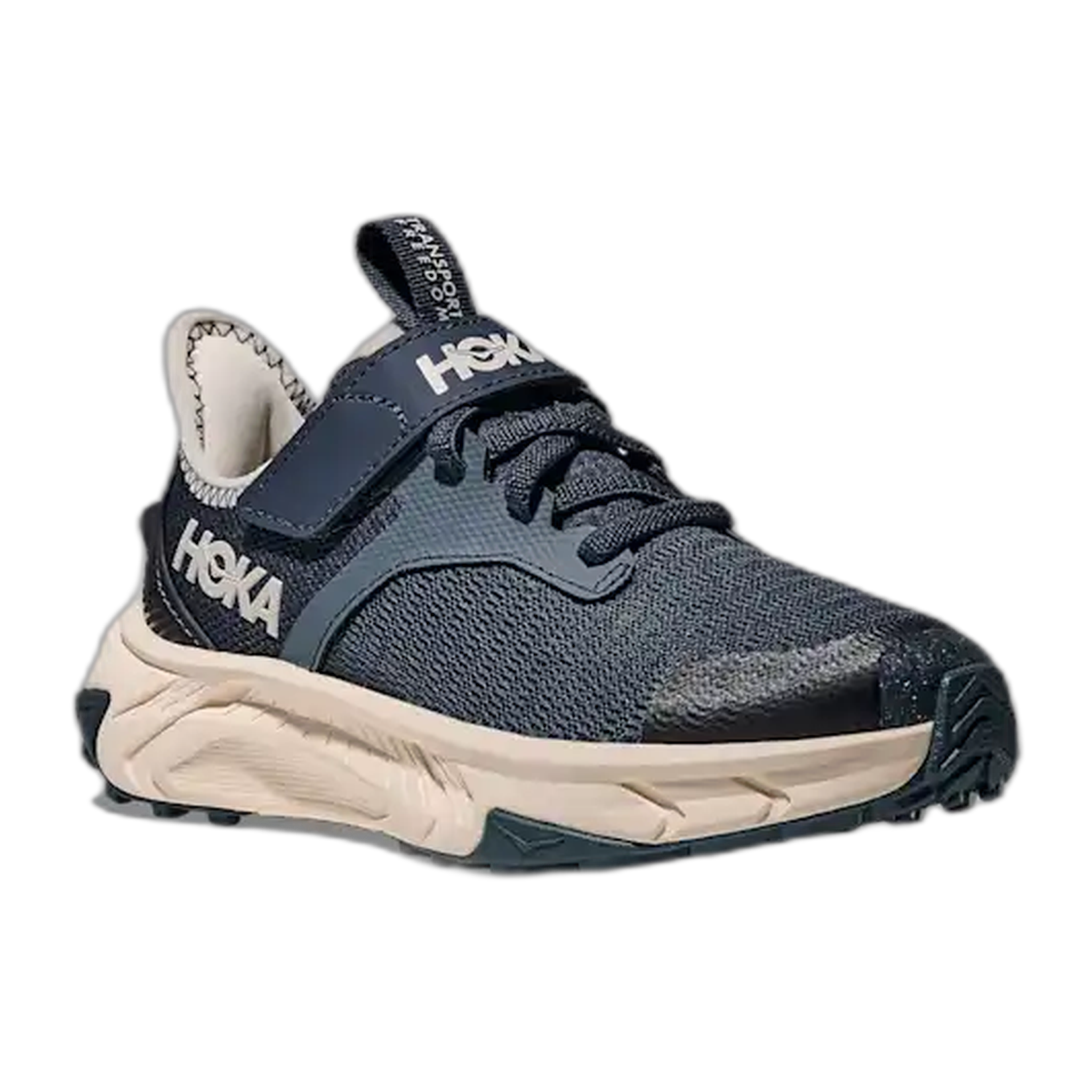 HOKA - Little Kids Transport Freedom - Varsity Navy / Alabaster / M / 1.5