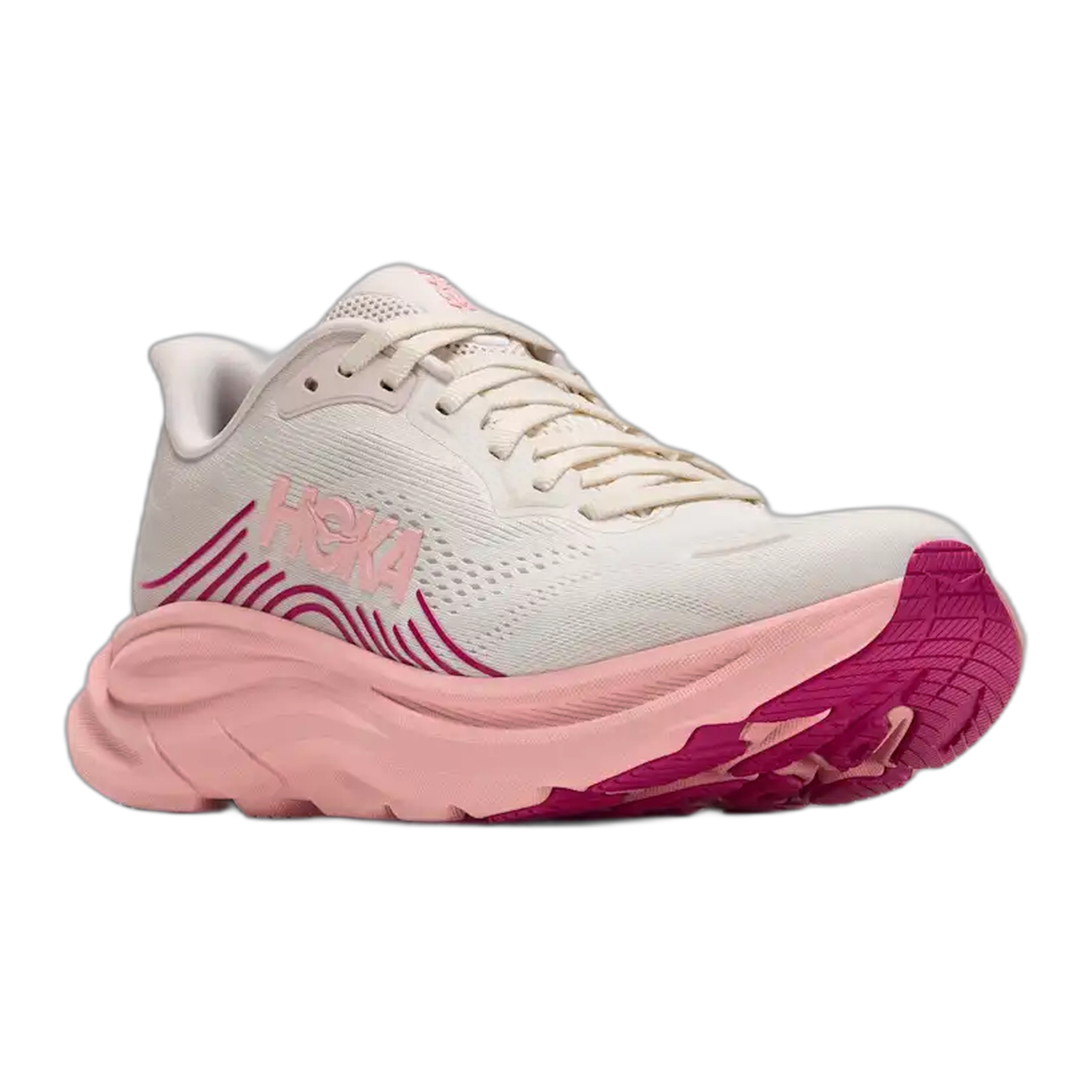 HOKA - Women's Clifton 11 - Rose Cream / Dewy Pink / M / 5