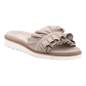 Keyes Women's Ruffle Slide Sandal