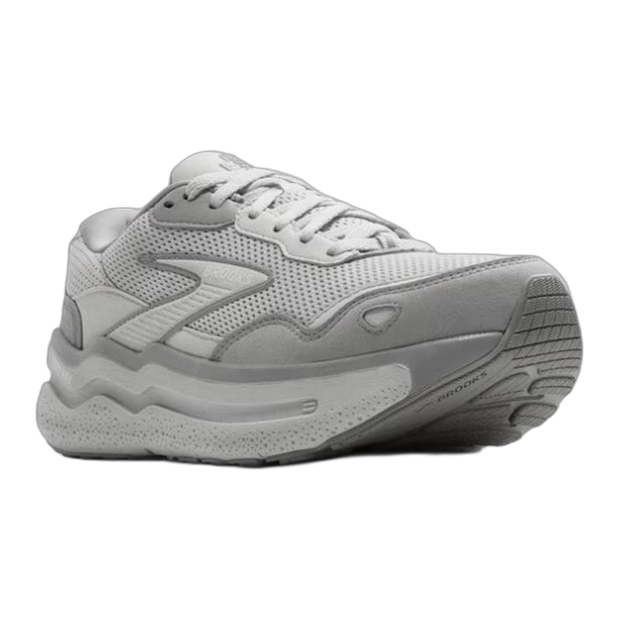 Brooks - Women's Ghost Max SE - Oyster/Alloy/Antartica / M / 7
