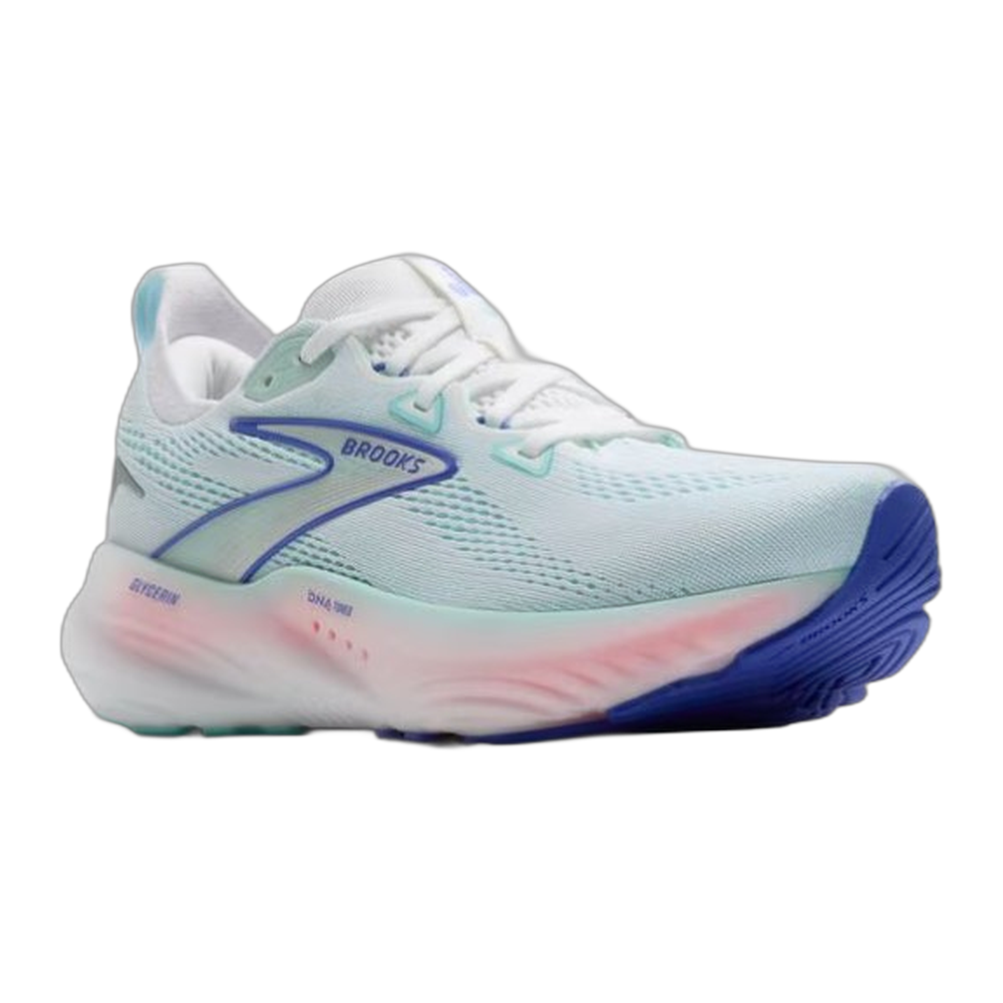 Brooks - Women's Glycerin 22 - White/Limpet Shell/Amparo / M / 6