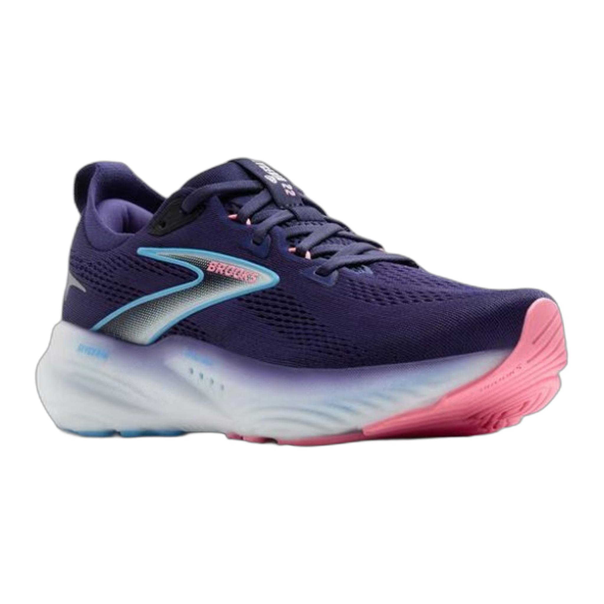 Brooks - Women's Glycerin 22 - Blue Ribbon/Peacoat/Dianthus / M / 6