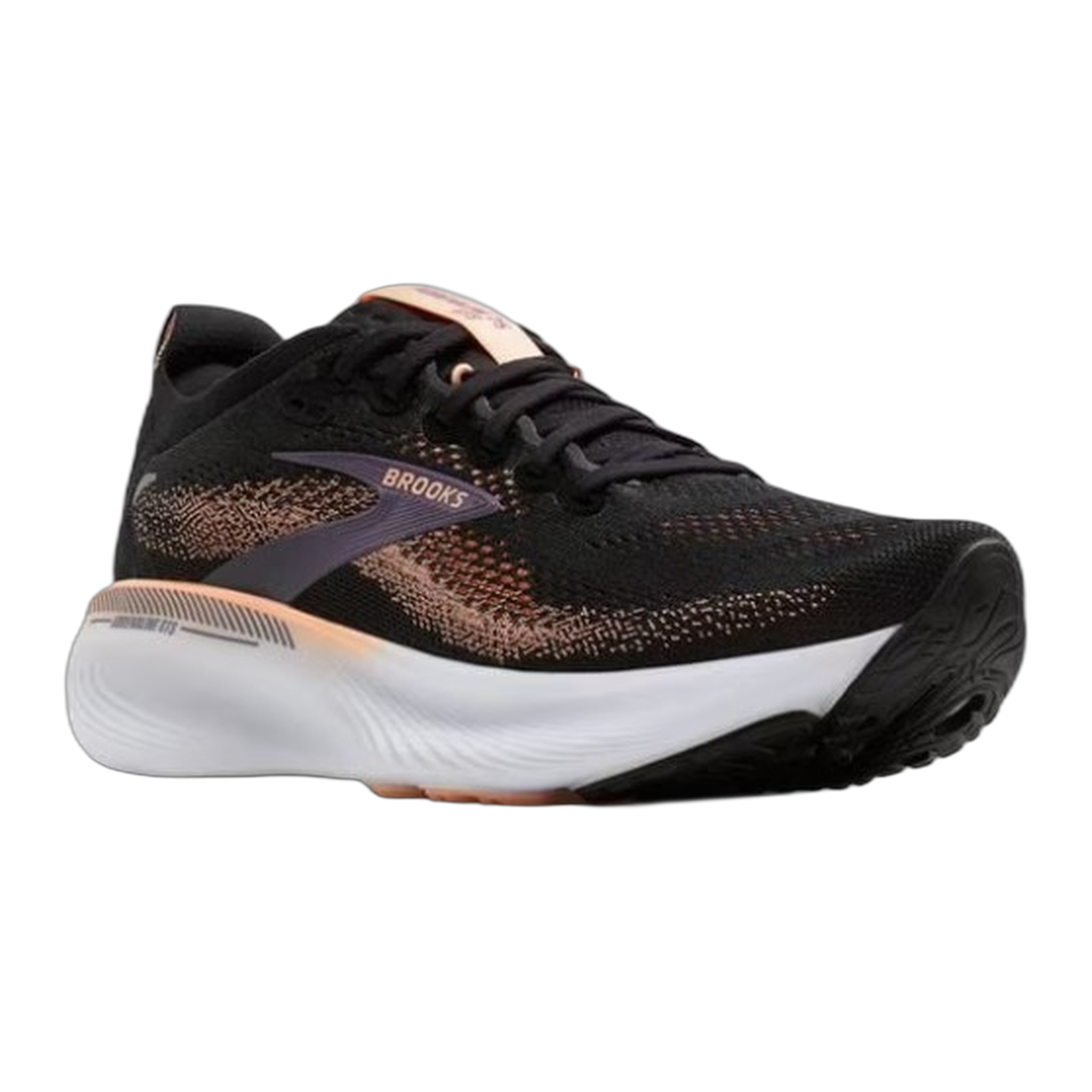 Brooks - Women's Adrenaline GTS 25 - Black/Peach/Mulled Grape / M / 6