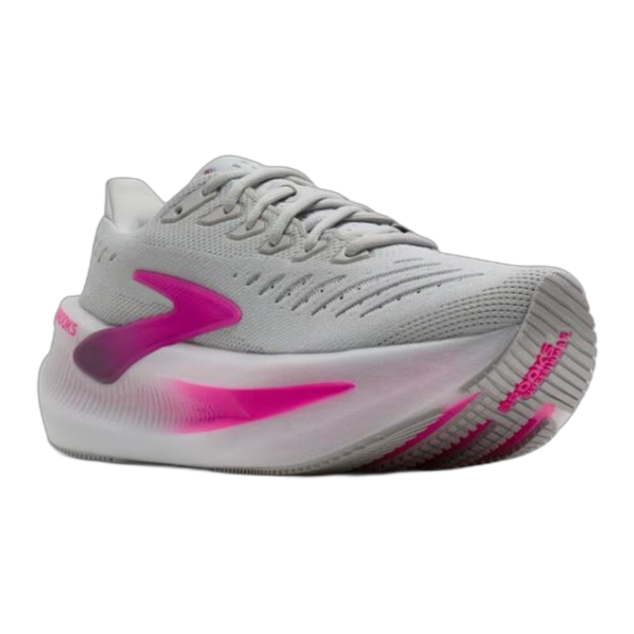 Brooks - Women's Glycerin Max 2 - Oyster/Argyle/Cyber Pink / M / 7