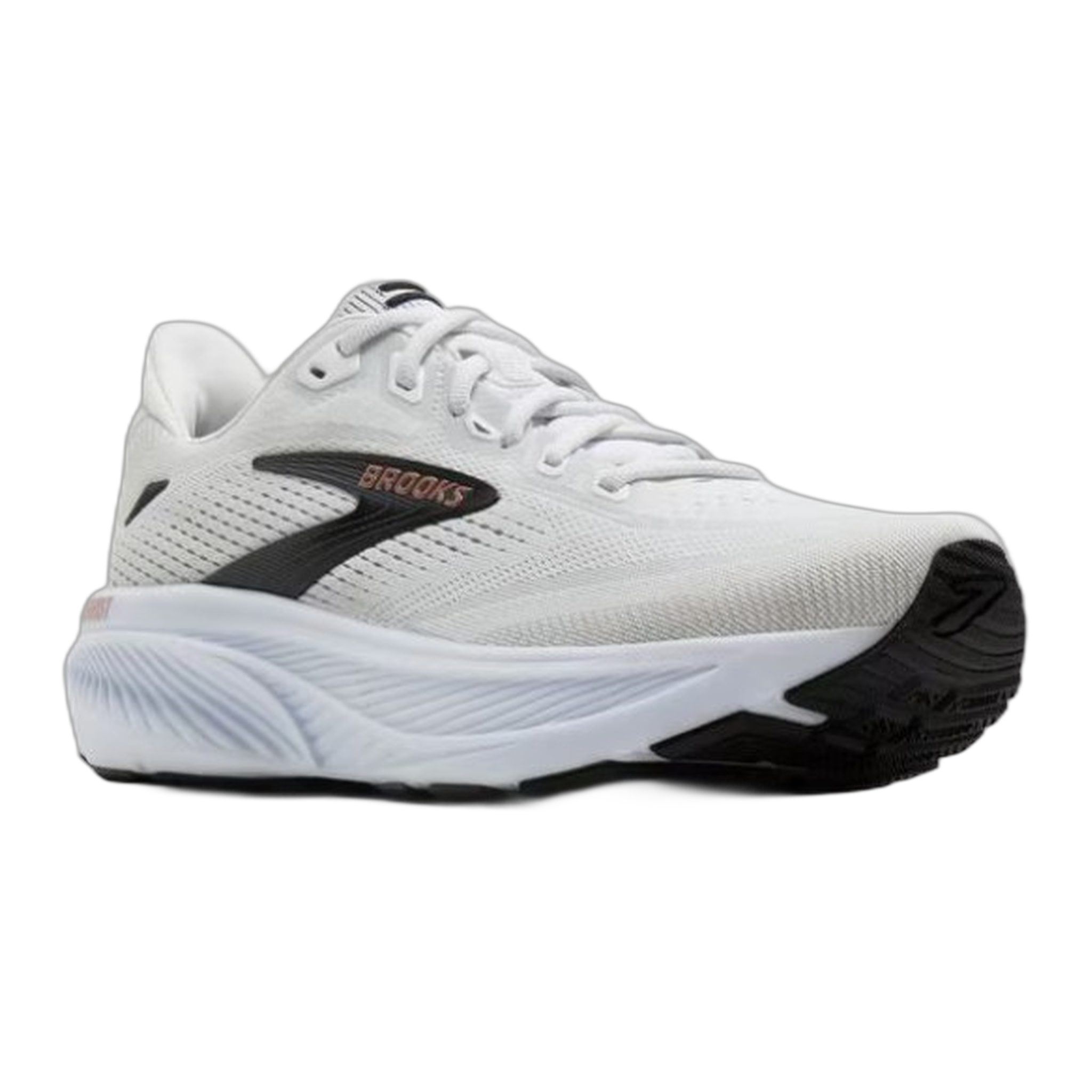 Brooks - Women's Ghost 18 - White/Black/Rose Gold / M / 6.5