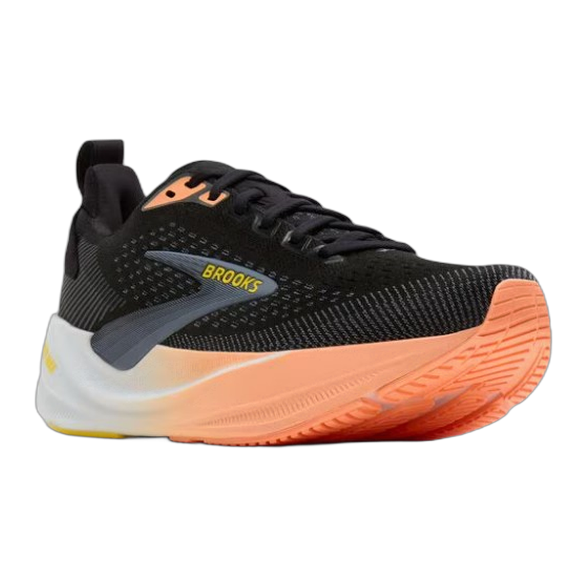 Brooks - Women's Ghost Max 4 - Black/Folkstone/Cyber Peach / M / 6.5