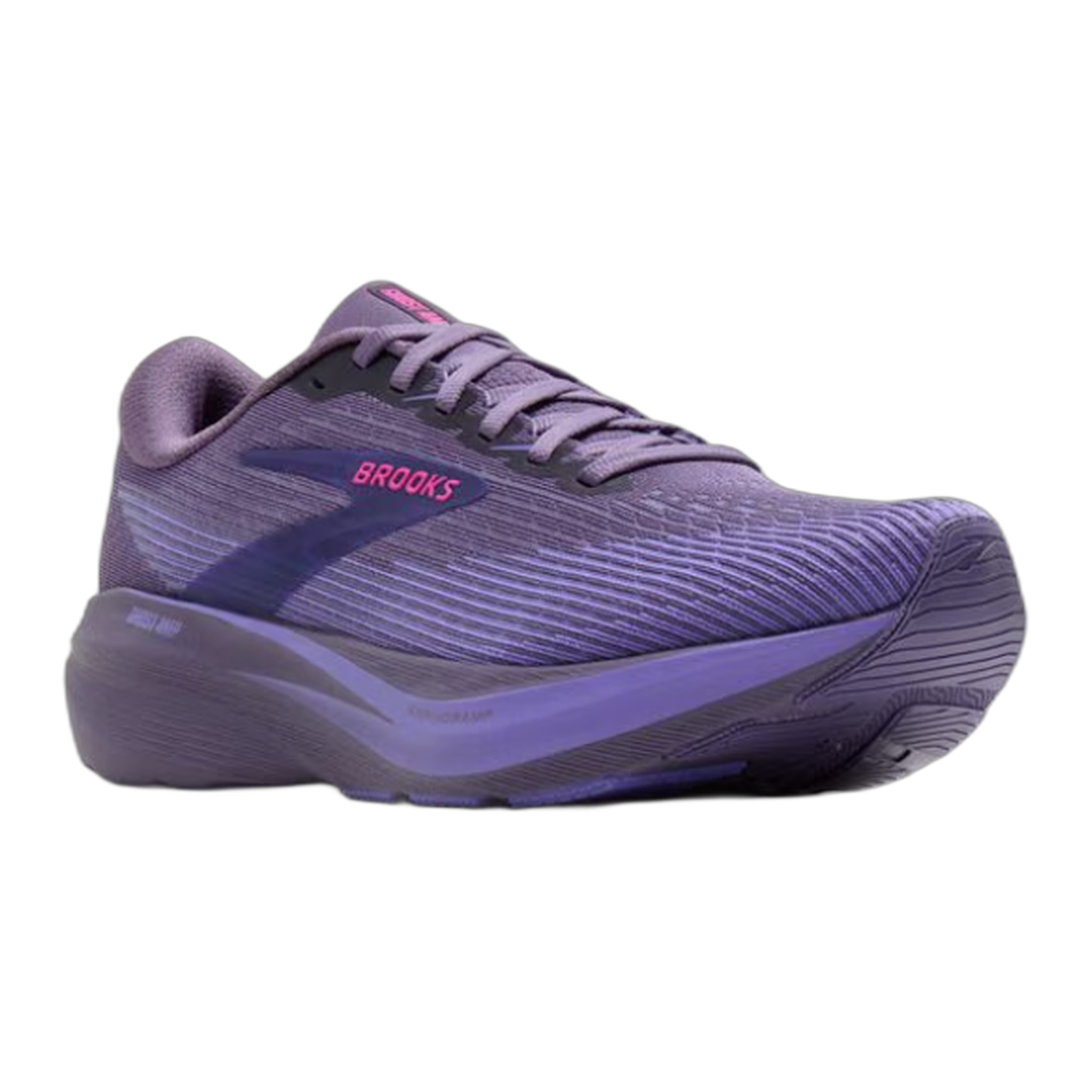 Brooks - Women's Ghost Amp - Purple/Purple/Fuchsia / M / 6