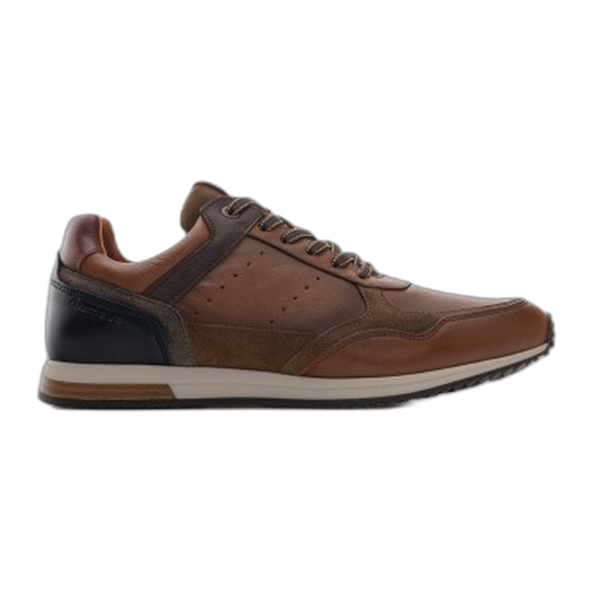 Ambitious - Men's SLOW Classic Sneaker - Cognac Combi / M / 46