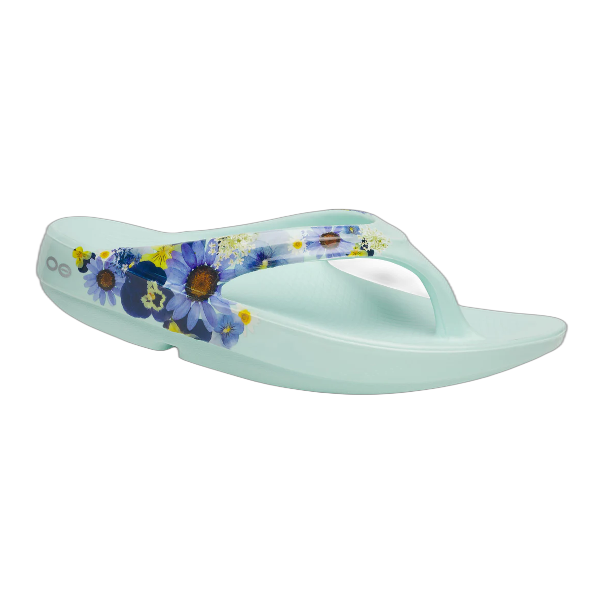 OOFOS - OOlala Limited Edition Sandal - Mint Blossom / M / 5