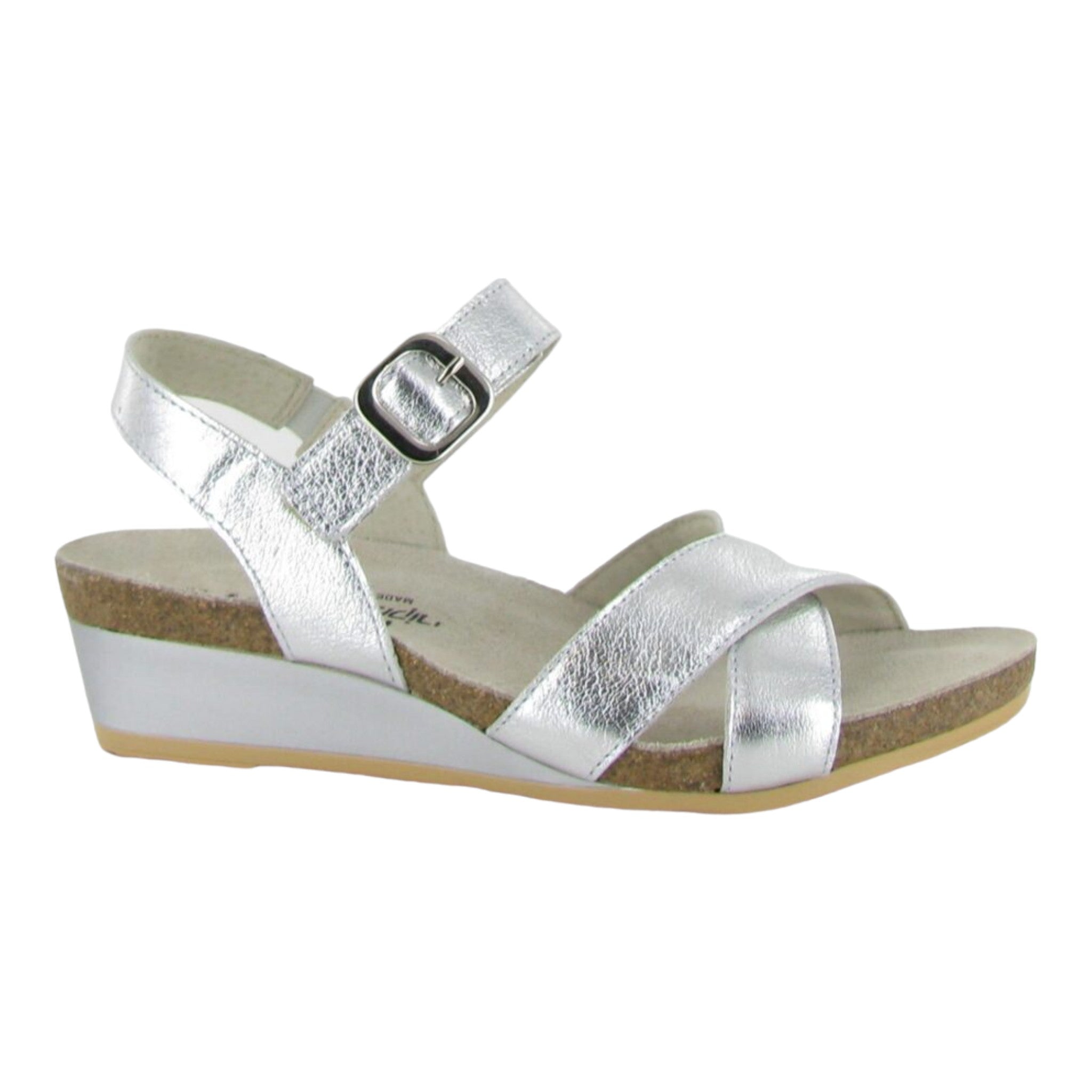 Naot - Throne - Silver Soft Leather / M / 36