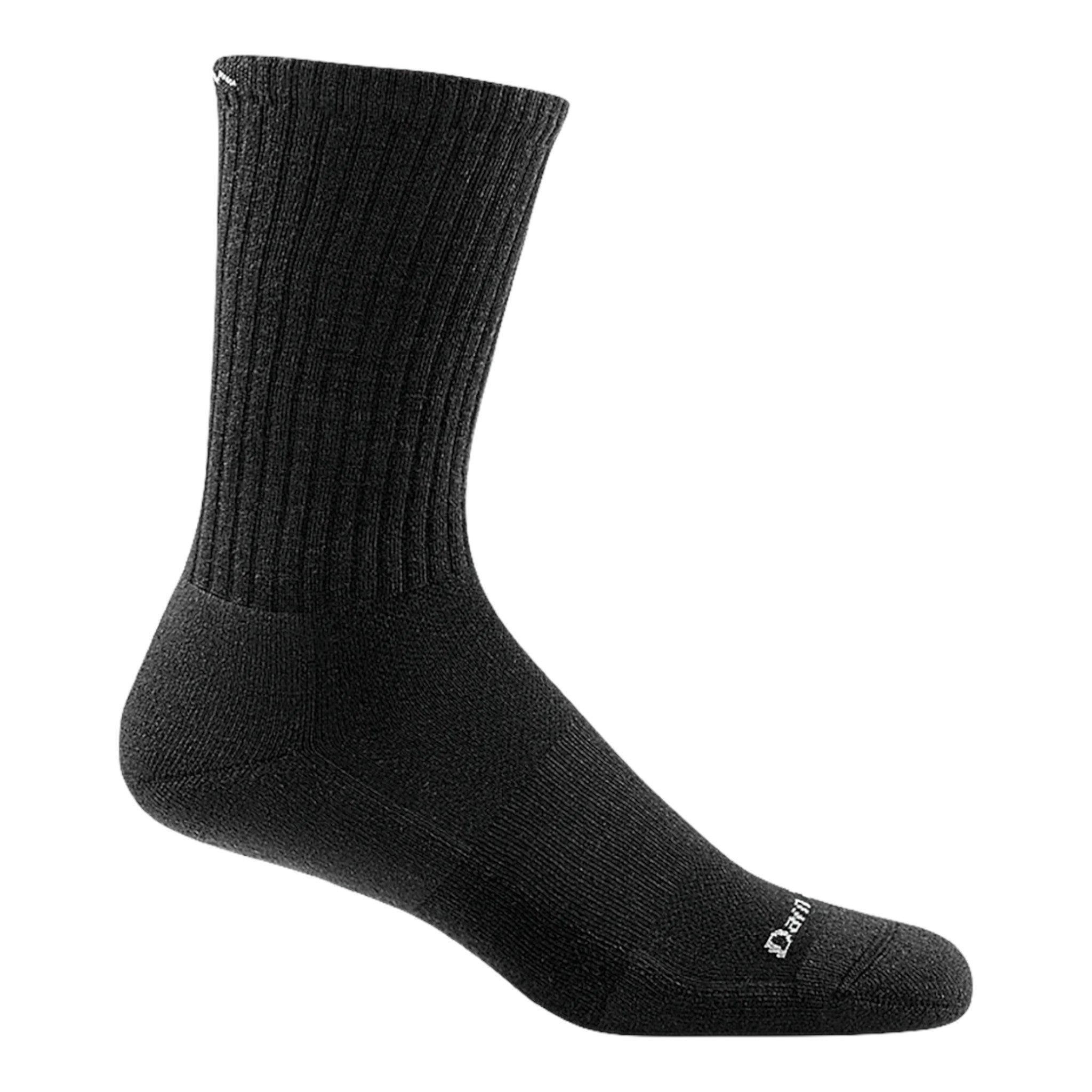 Darn Tough - Men's The Standard Crew No Cushion Lightweight Lifestyle Sock - Black / M