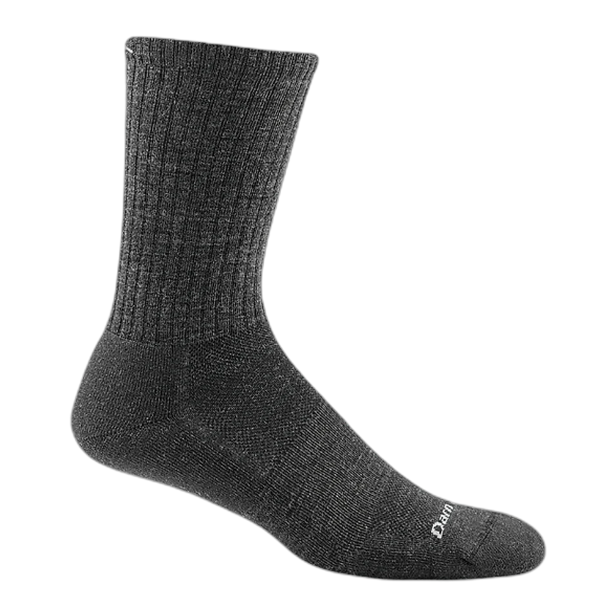 Darn Tough - Men's The Standard Crew No Cushion Lightweight Lifestyle Sock - Charcoal / M