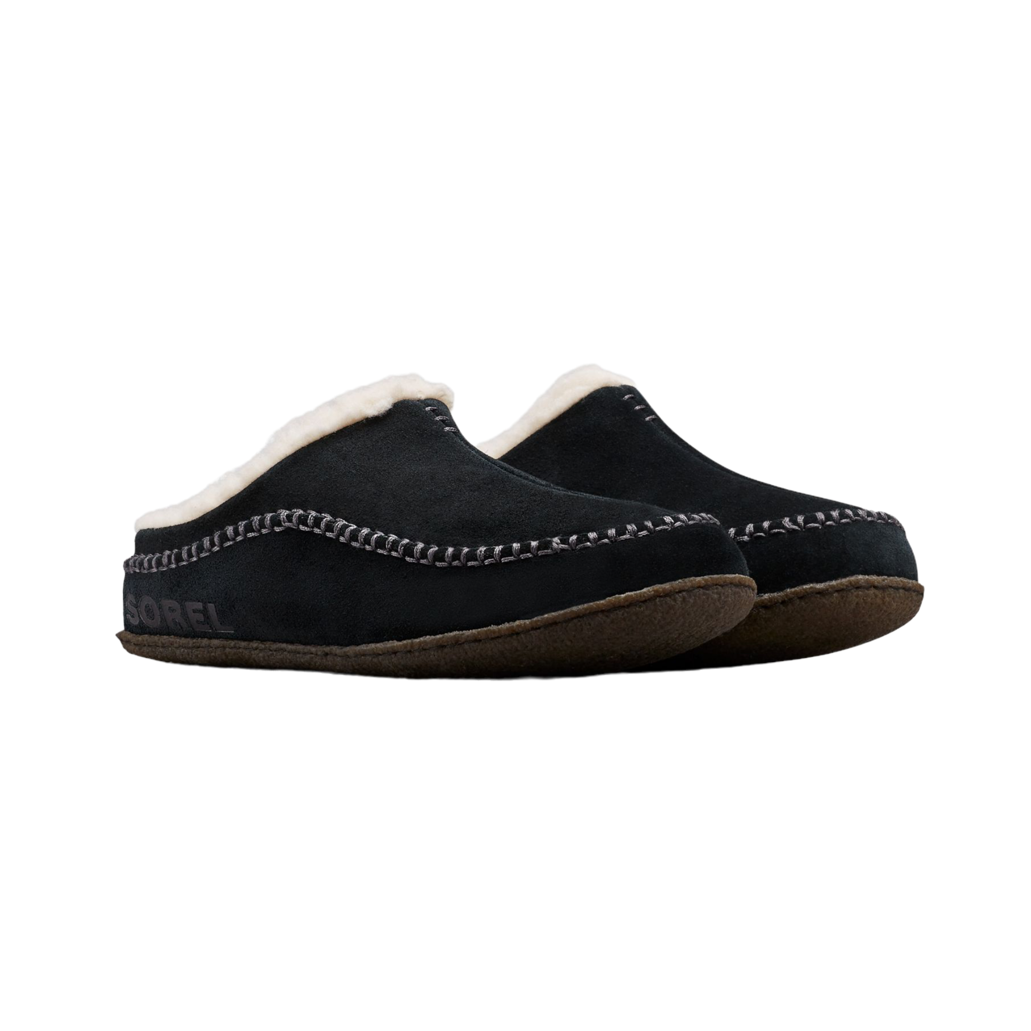 Sorel - Men's Falcon Ridge™ II Slipper - Black/Dark Stone / M / 7