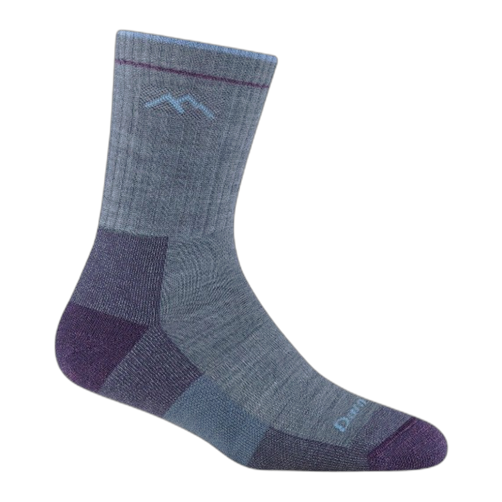 Darn Tough - Women's Hiker Micro Crew Midweight Hiking Socks - Light Denim / S