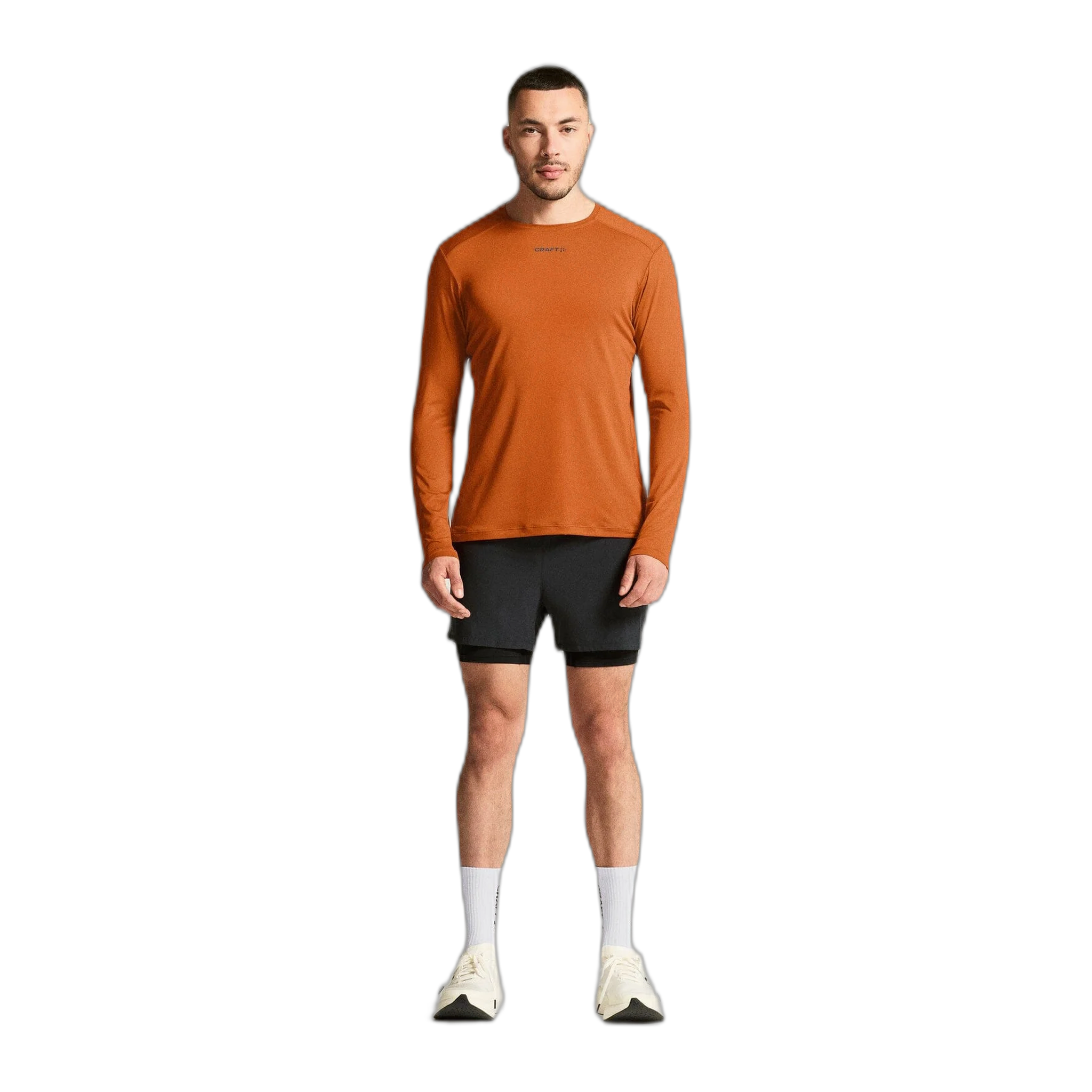 Craft - Men's ADV Essence Long-Sleeve Tee 2.0 - Buff / S