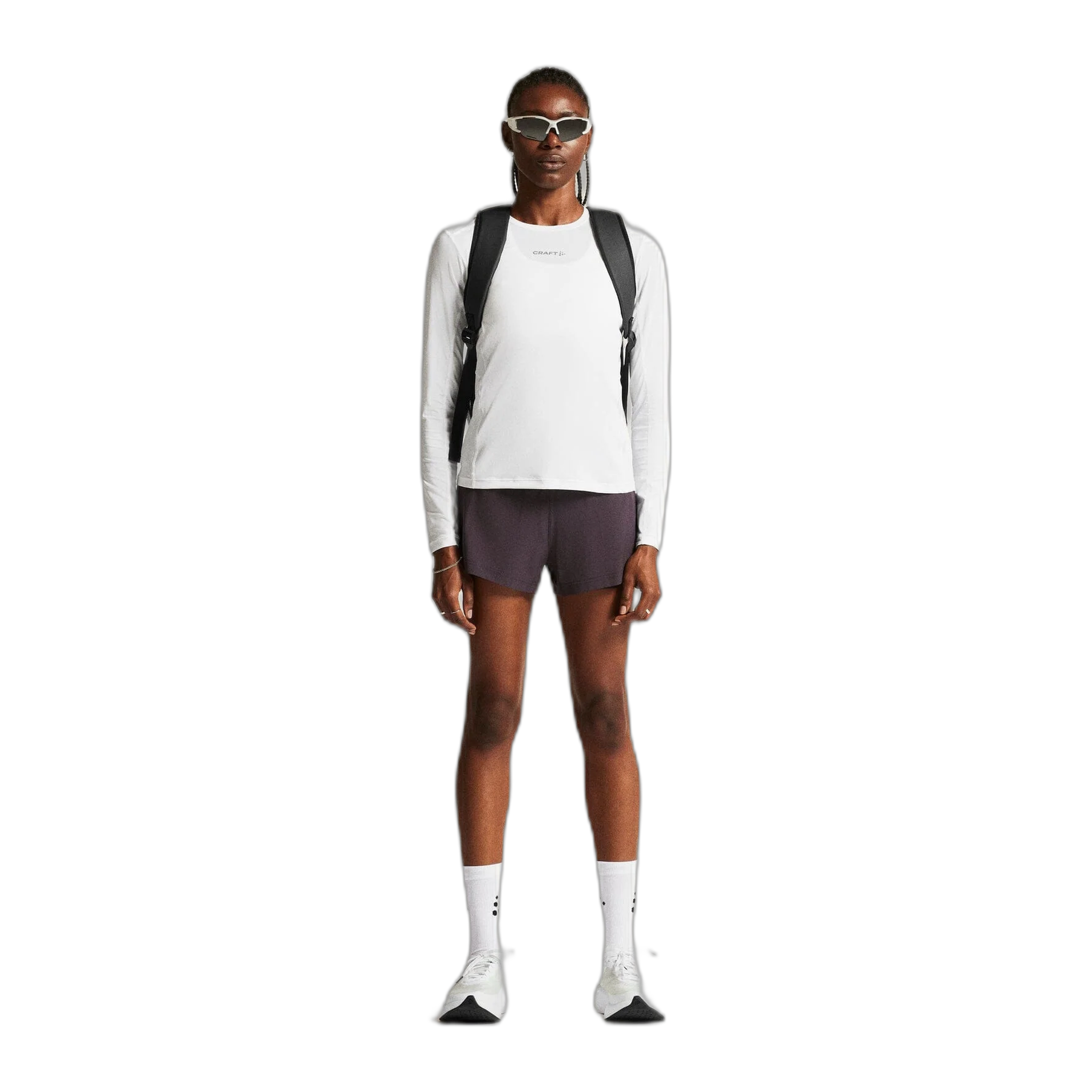 Craft - Women's ADV Essence Long Sleeve Tee 2.0 - White / XS