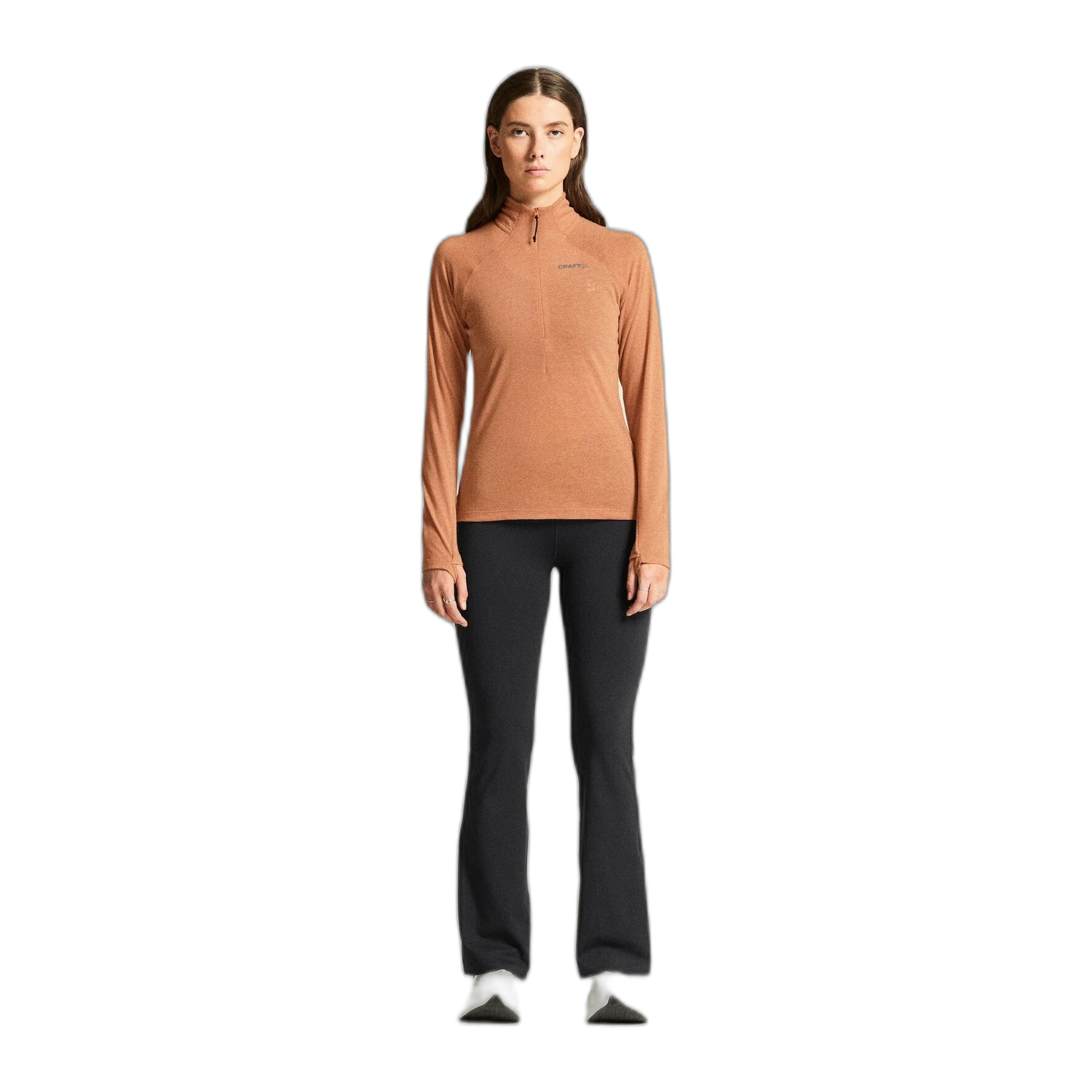 Craft - Women's ADV Subz Wool Long Sleeve Tee 3 - Syrup/Melange / XS