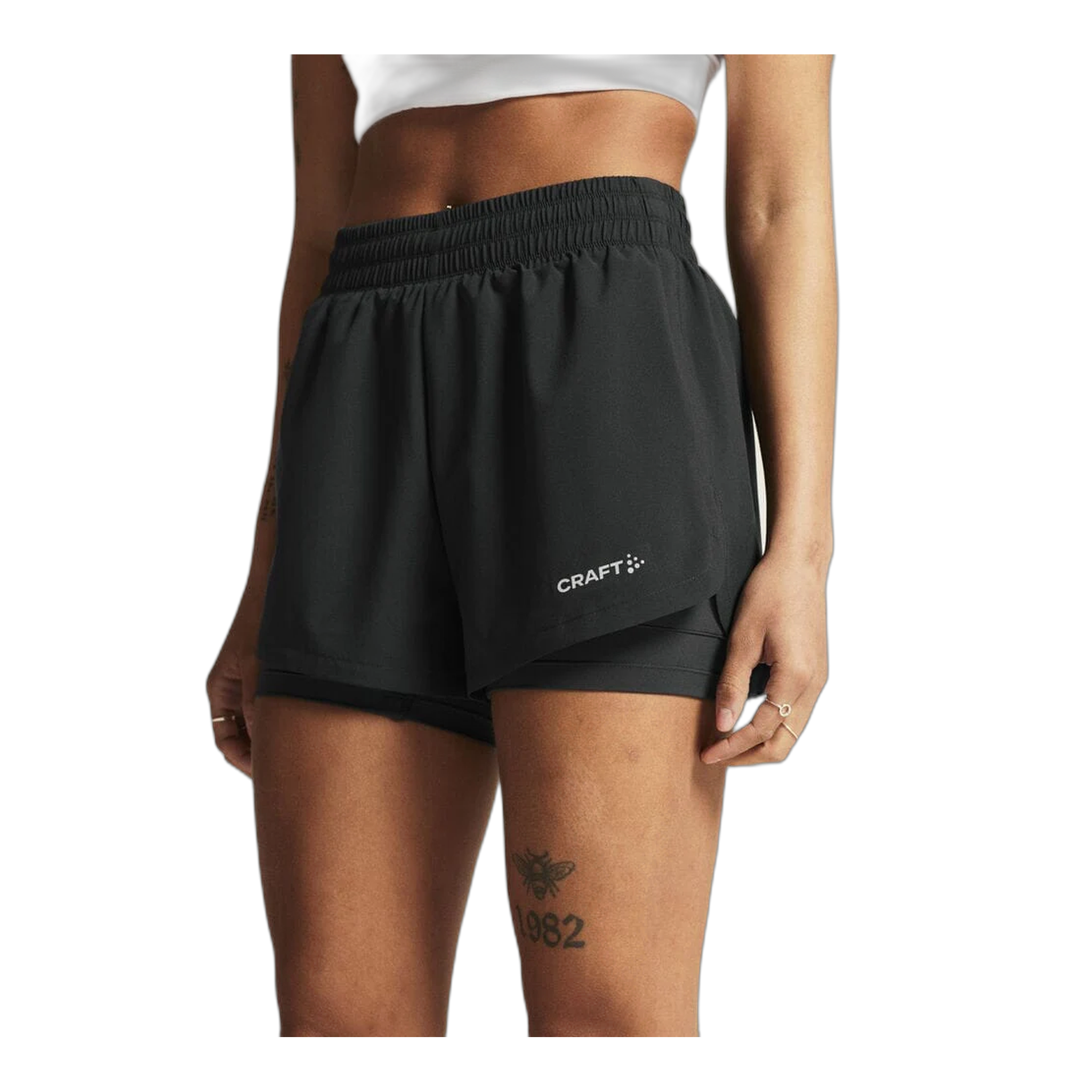 Craft - Women's ADV Essence 2-in-1 Shorts 2 - Black / XS