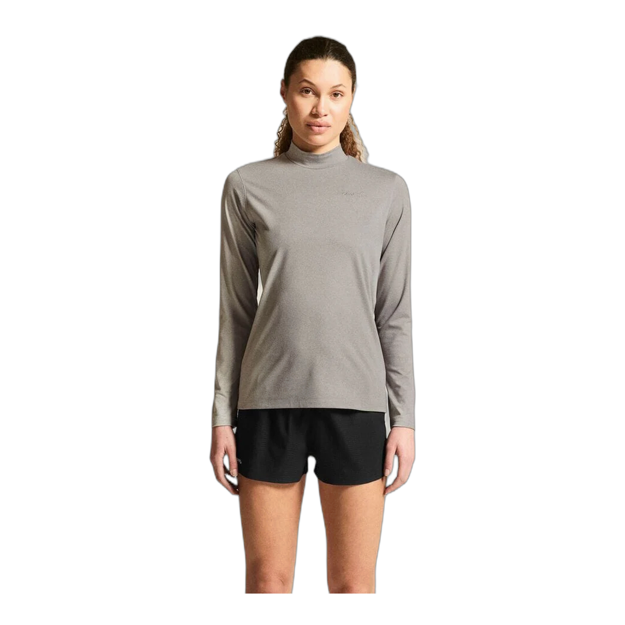 Craft - Women's Flow MS LS - Grey Melange / XS