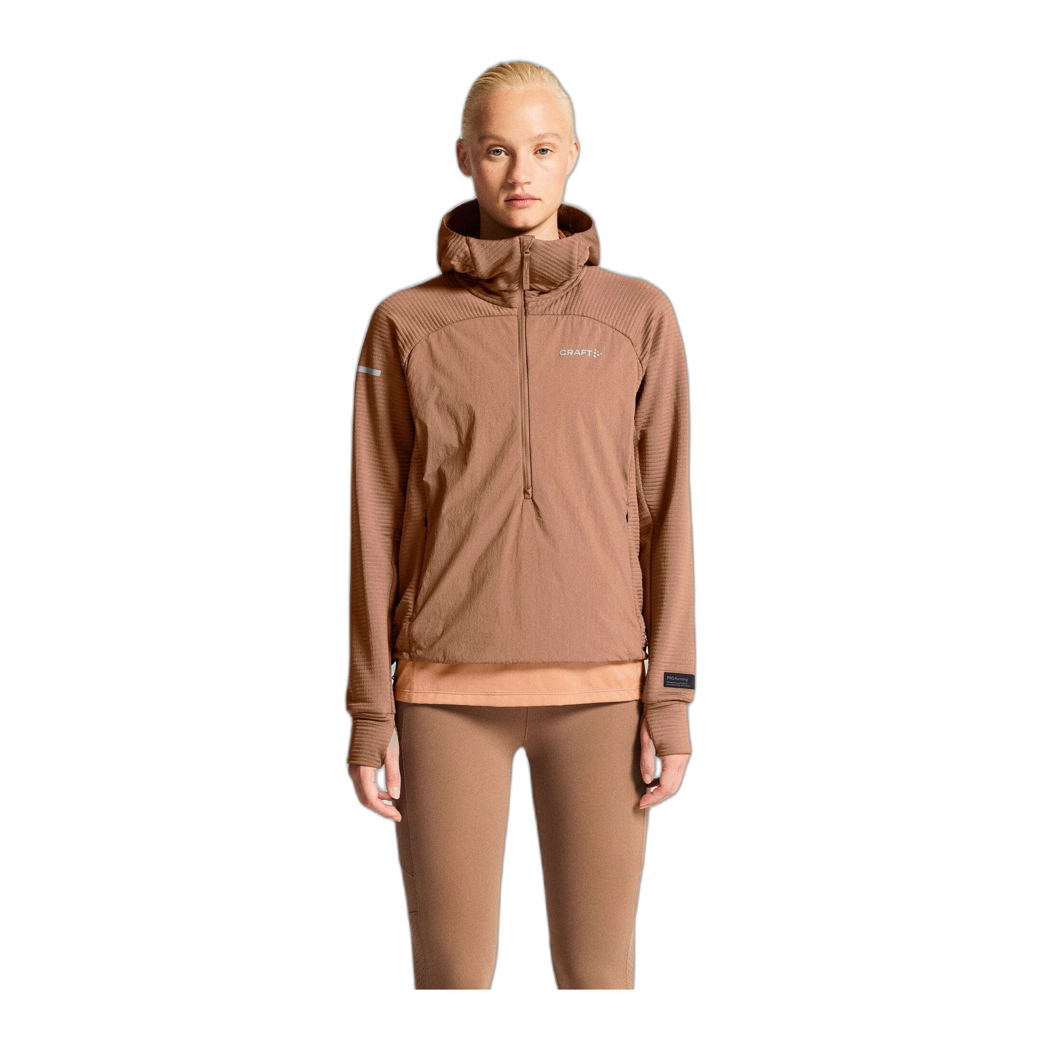 Craft - Women's SubZ Light Hood Sweater - Clove / M