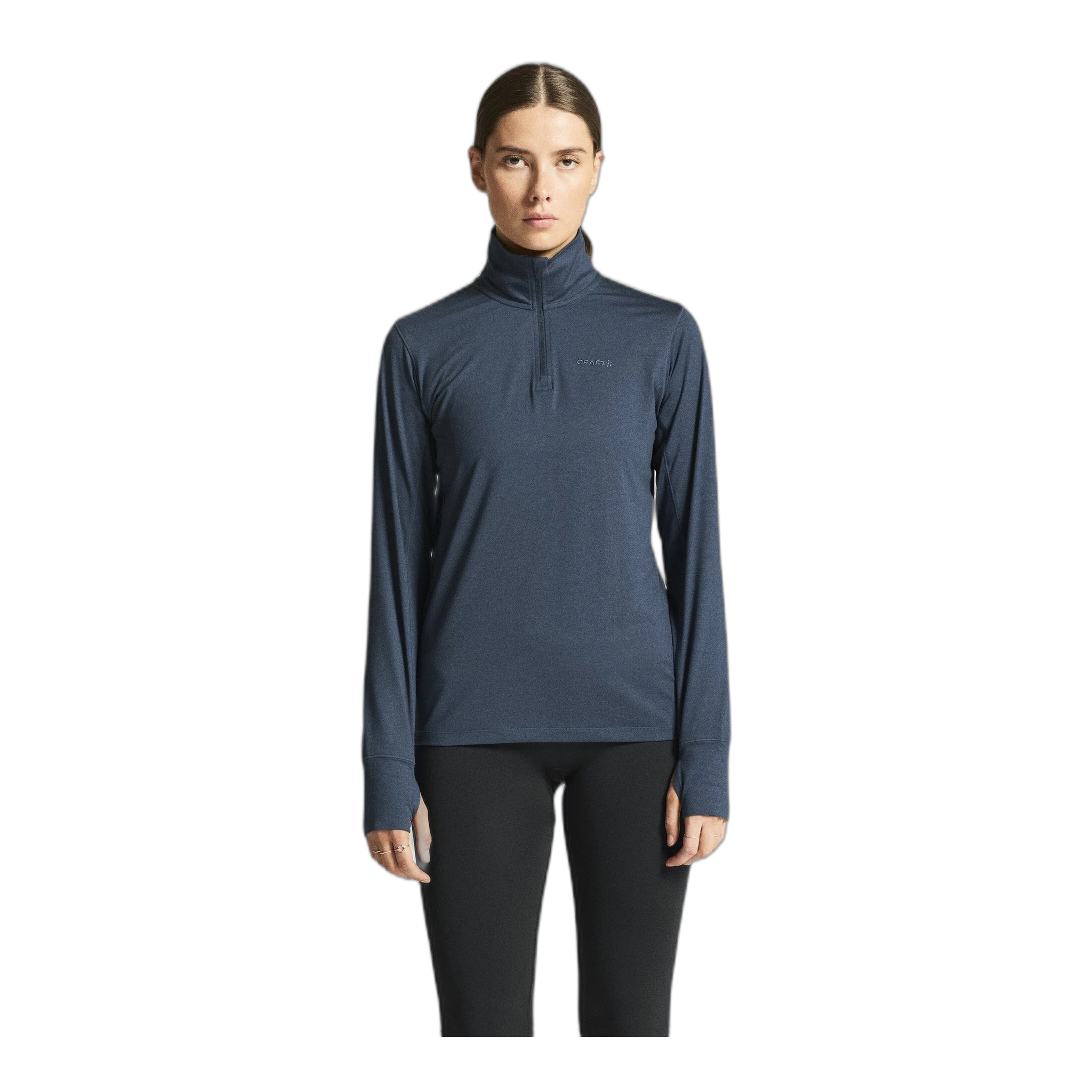 Craft - Women's Flow HZ Long Sleeve - North/Melange / XS