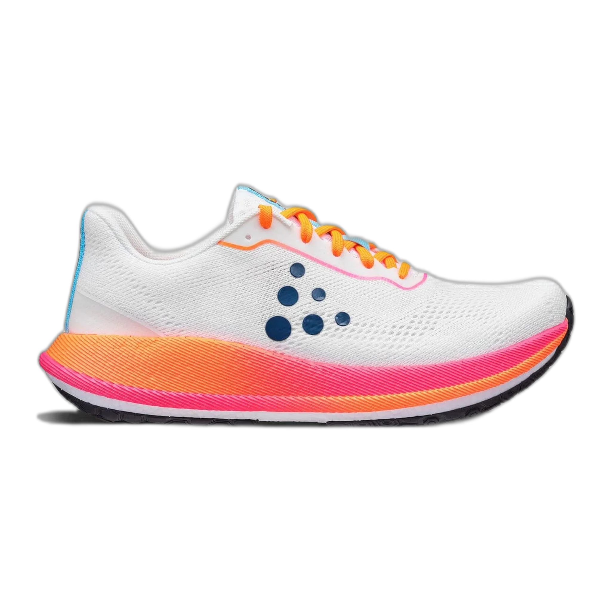 Craft - Women's Pacer 2 Running Shoe - White/Flourange / 6
