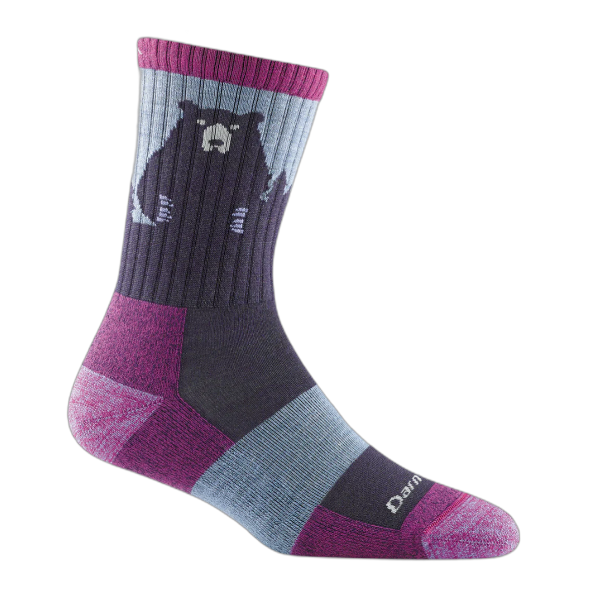 Women's Bear Town Micro Crew Lightweight Hiking Sock